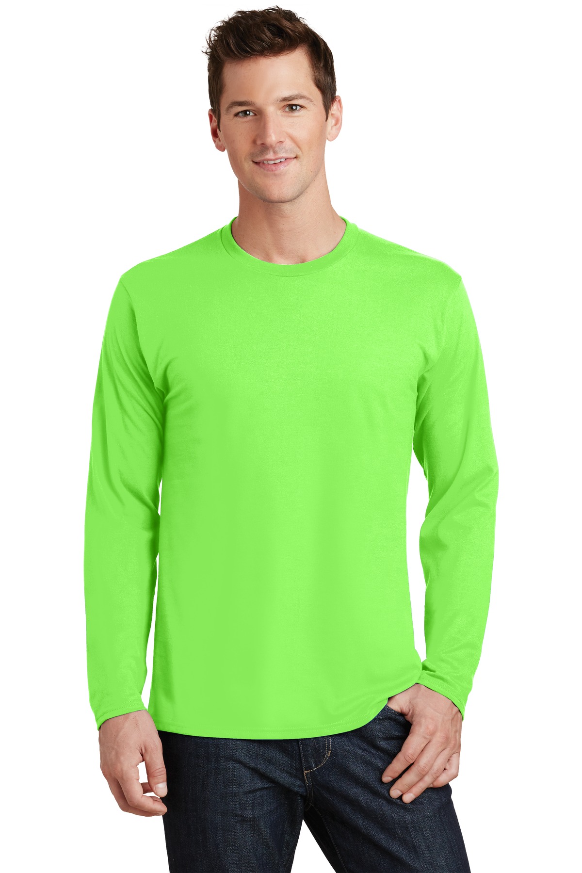 3 Pack Of Port & Company PC450LS Men's Cotton Fan Favorite Tee Top T-Shirt - Picture 10 of 19