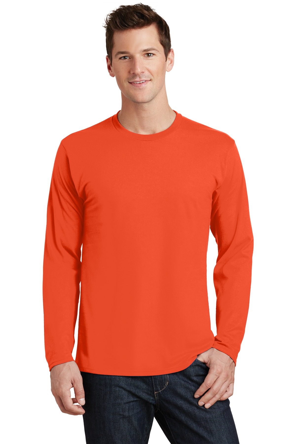 3 Pack Of Port & Company PC450LS Men's Cotton Fan Favorite Tee Top T-Shirt - Picture 13 of 19