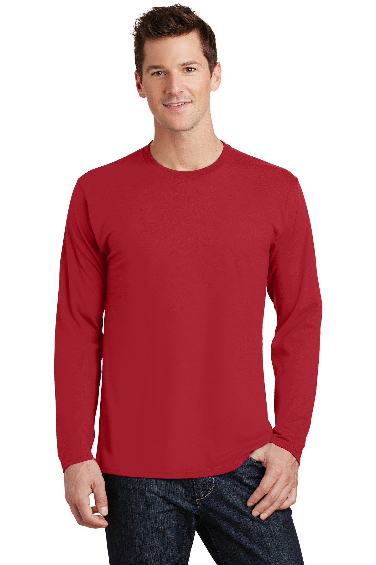 3 Pack Of Port & Company PC450LS Men's Cotton Fan Favorite Tee Top T-Shirt - Picture 14 of 19