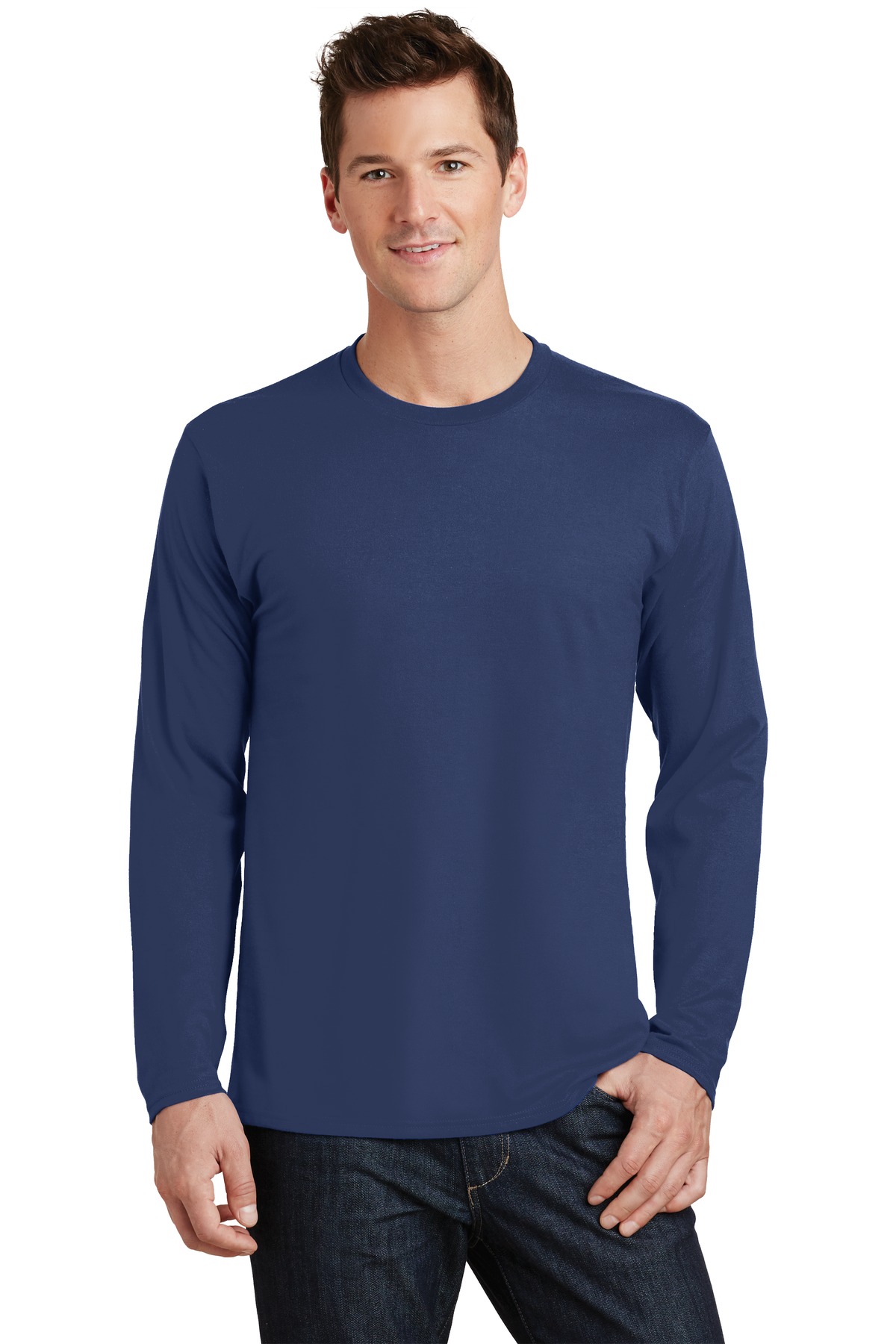 3 Pack Of Port & Company PC450LS Men's Cotton Fan Favorite Tee Top T-Shirt - Picture 15 of 19