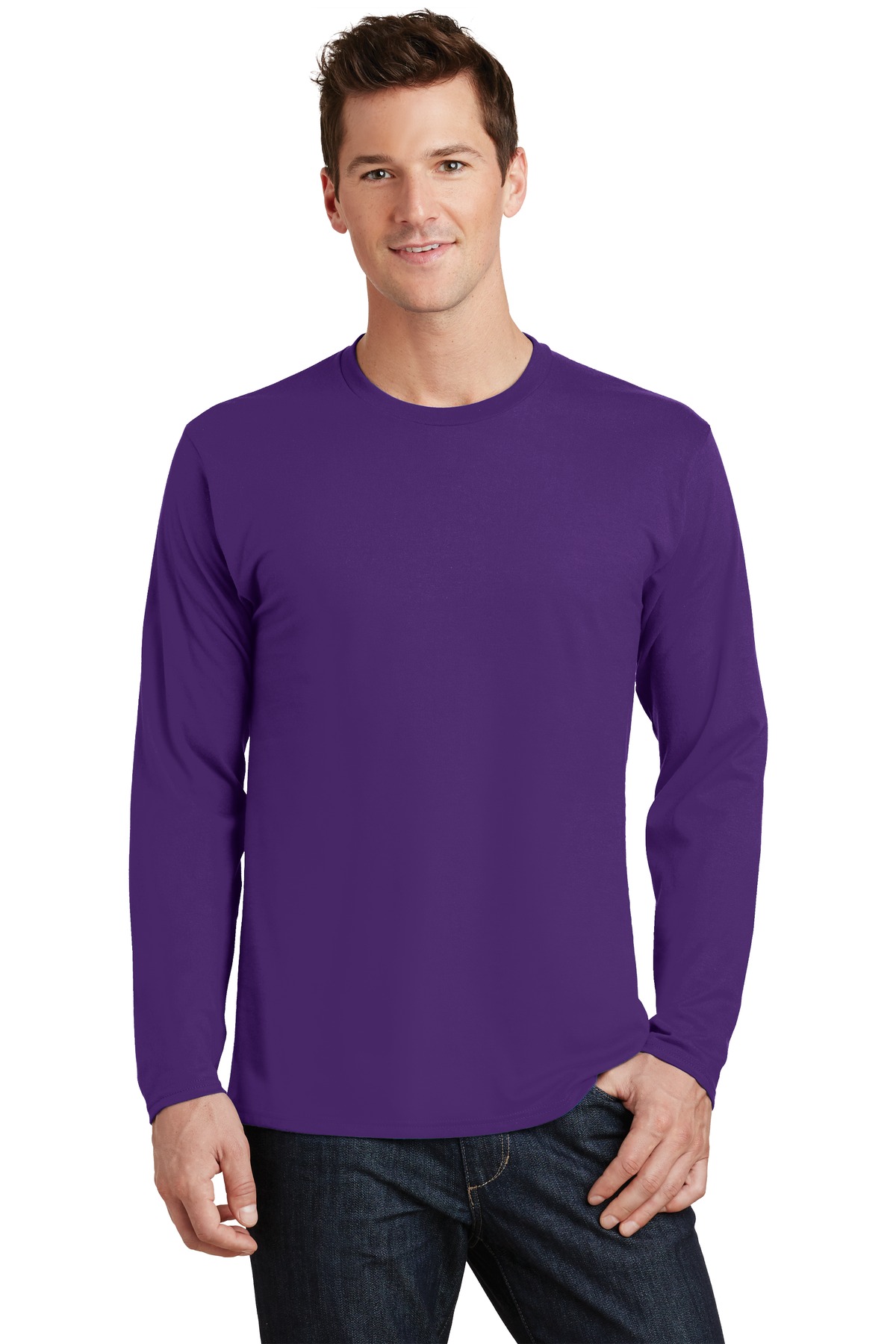 3 Pack Of Port & Company PC450LS Men's Cotton Fan Favorite Tee Top T-Shirt - Picture 16 of 19