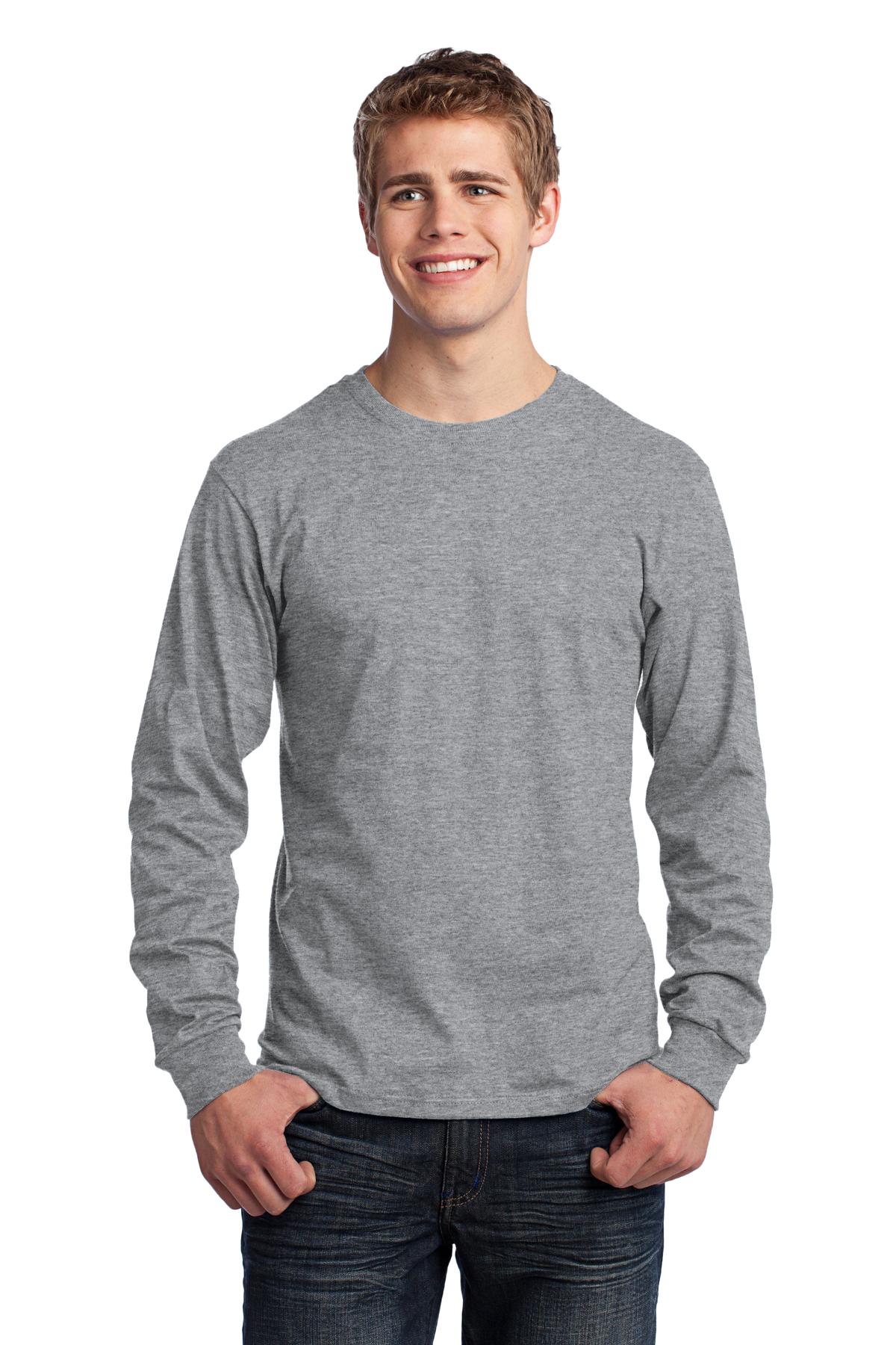 Port & Company PC54LS Men's Core Cotton Tee Comfort Blend T-Shirt - Pack Of 2 - Picture 4 of 25