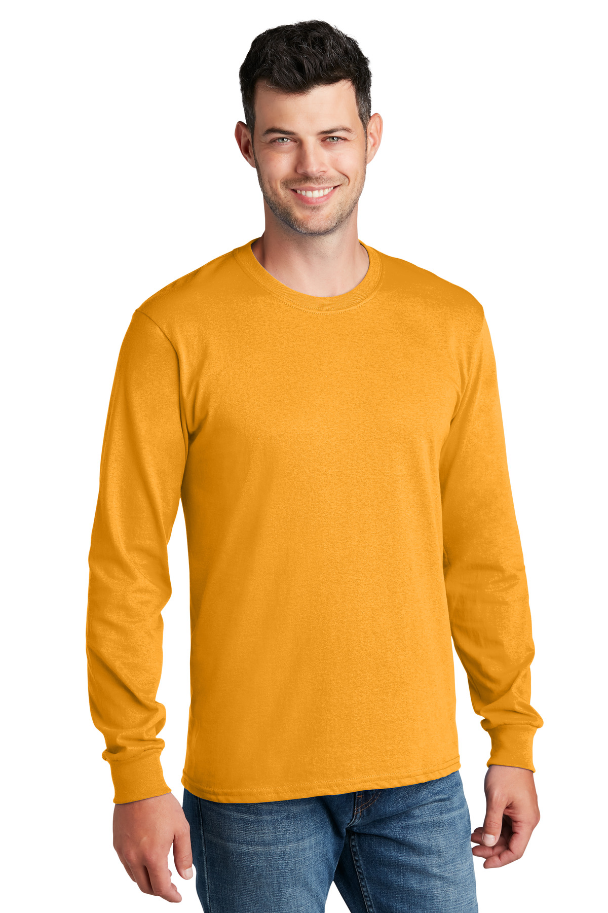 Port & Company PC54LS Men's Core Cotton Tee Comfort Blend T-Shirt - Pack Of 2 - Picture 9 of 25