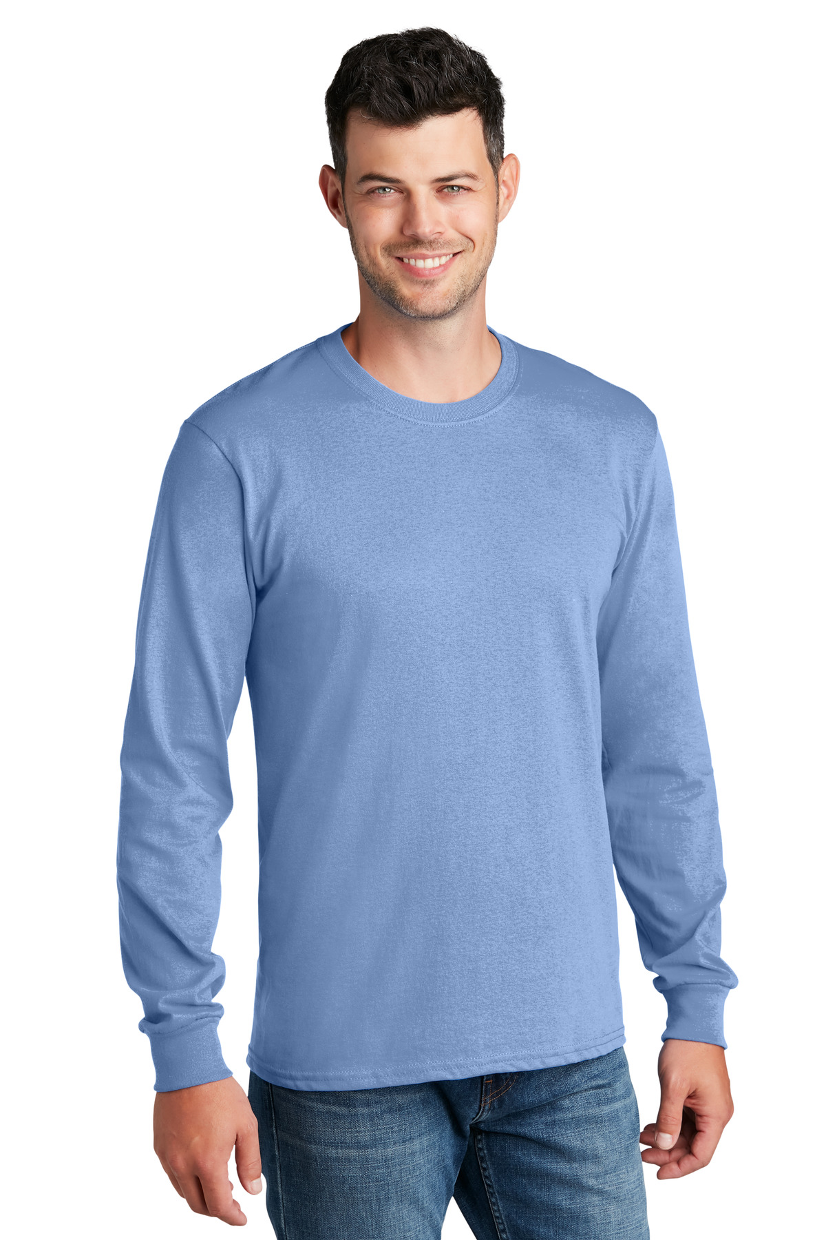 Port & Company PC54LS Men's Core Cotton Tee Comfort Blend T-Shirt - Pack Of 2 - Picture 13 of 25
