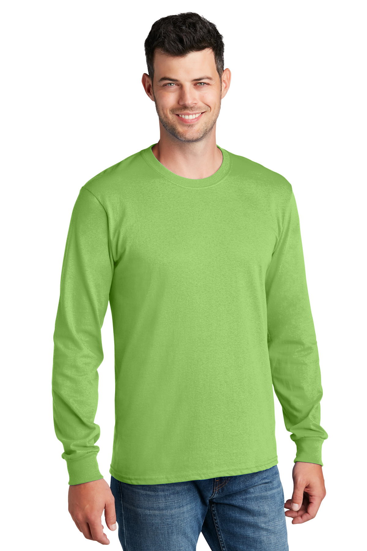 Port & Company PC54LS Men's Core Cotton Tee Comfort Blend T-Shirt - Pack Of 2 - Picture 14 of 25