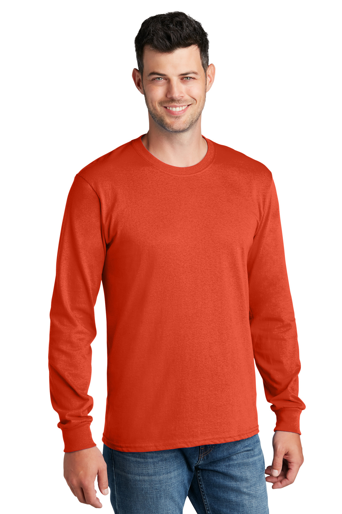 Port & Company PC54LS Men's Core Cotton Tee Comfort Blend T-Shirt - Pack Of 2 - Picture 16 of 25