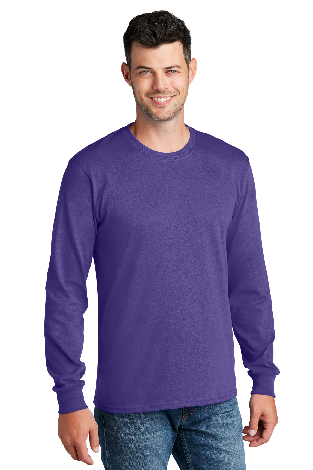 Port & Company PC54LS Men's Core Cotton Tee Comfort Blend T-Shirt - Pack Of 2 - Picture 17 of 25