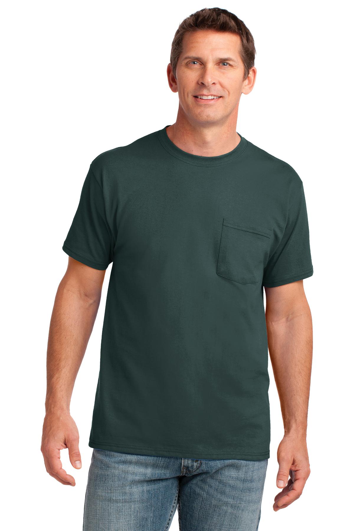 3 Pack Of Port & Company PC54P Men's Cotton Pocket Soft Comfort T-Shirt - Picture 7 of 20