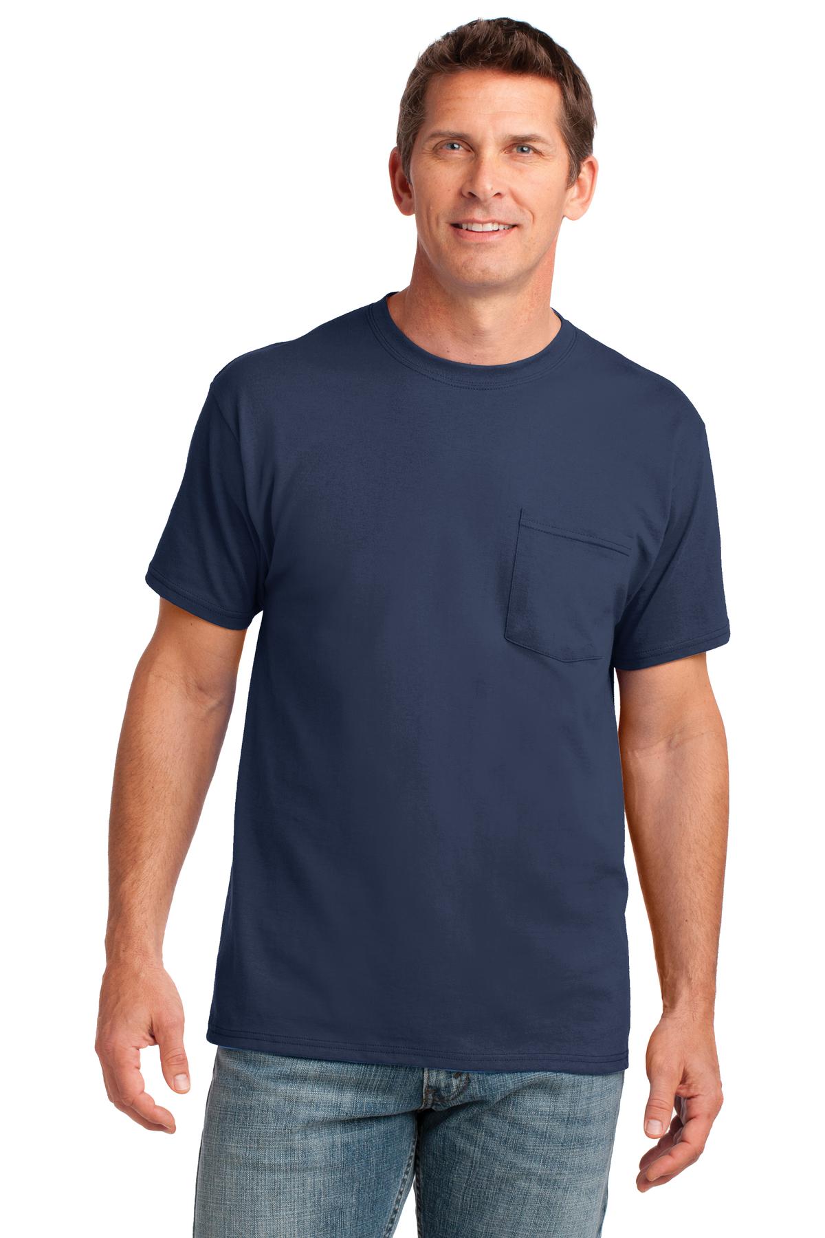3 Pack Of Port & Company PC54P Men's Cotton Pocket Soft Comfort T-Shirt - Picture 13 of 20
