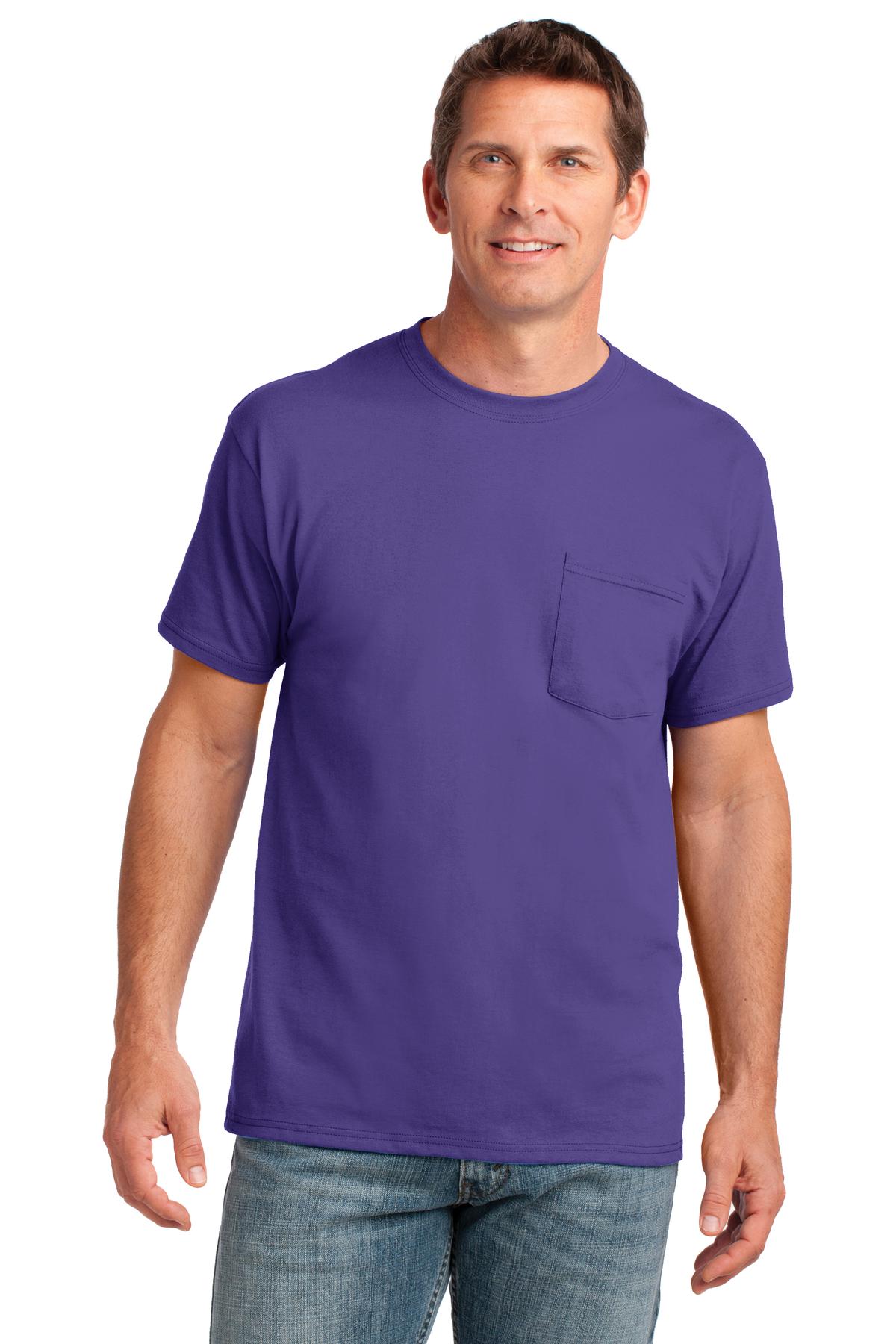 3 Pack Of Port & Company PC54P Men's Cotton Pocket Soft Comfort T-Shirt - Picture 15 of 20