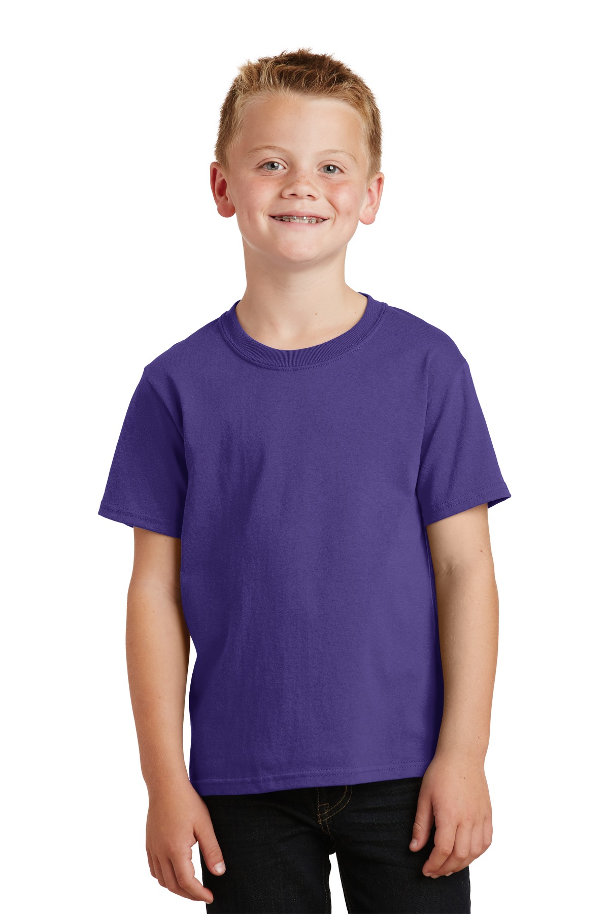 3 Pack Of Port & Company PC54Y Youth Core Cotton Tee Top Comfort Blend TShirt - Picture 32 of 42
