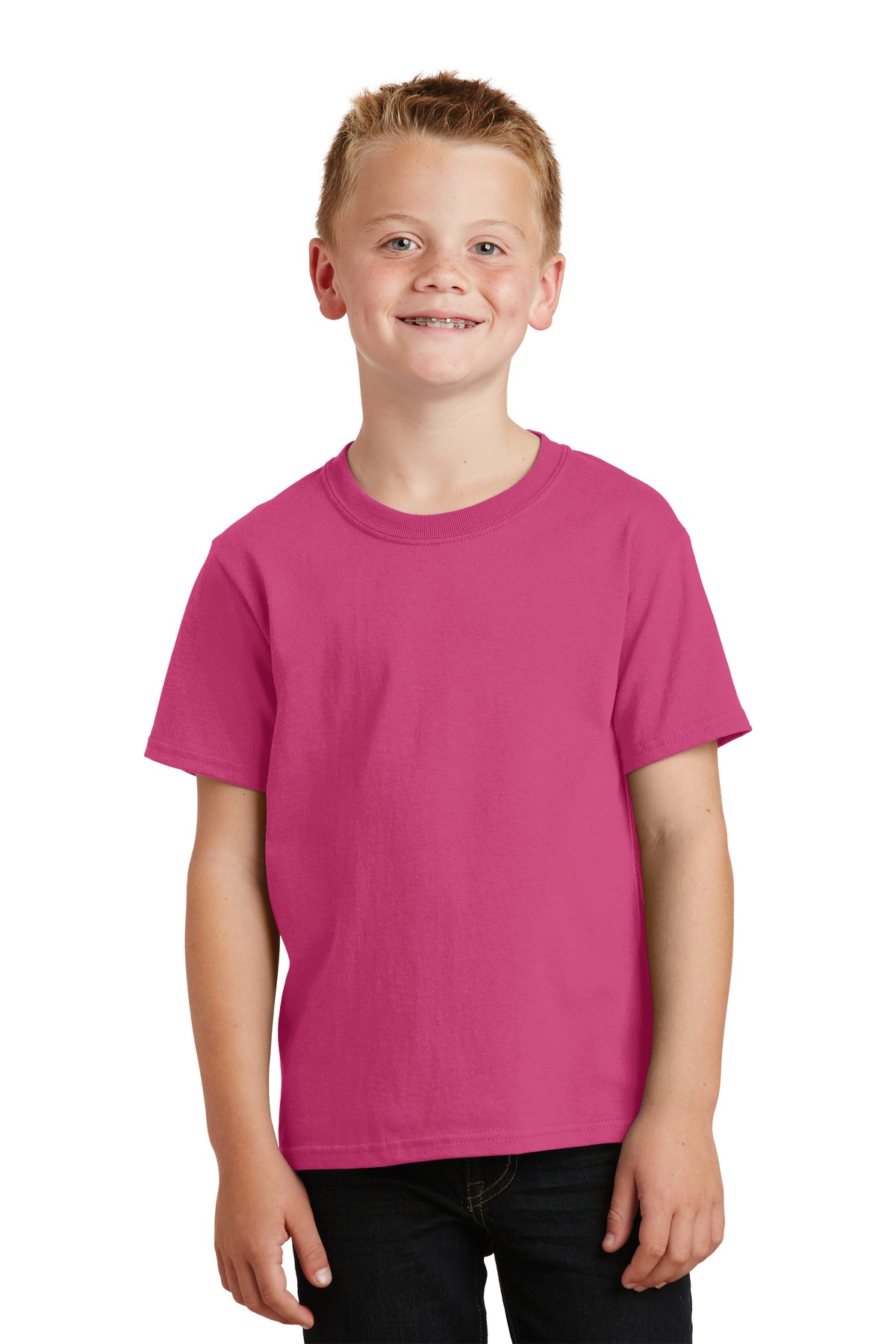 3 Pack Of Port & Company PC54Y Youth Core Cotton Tee Top Comfort Blend TShirt - Picture 36 of 42
