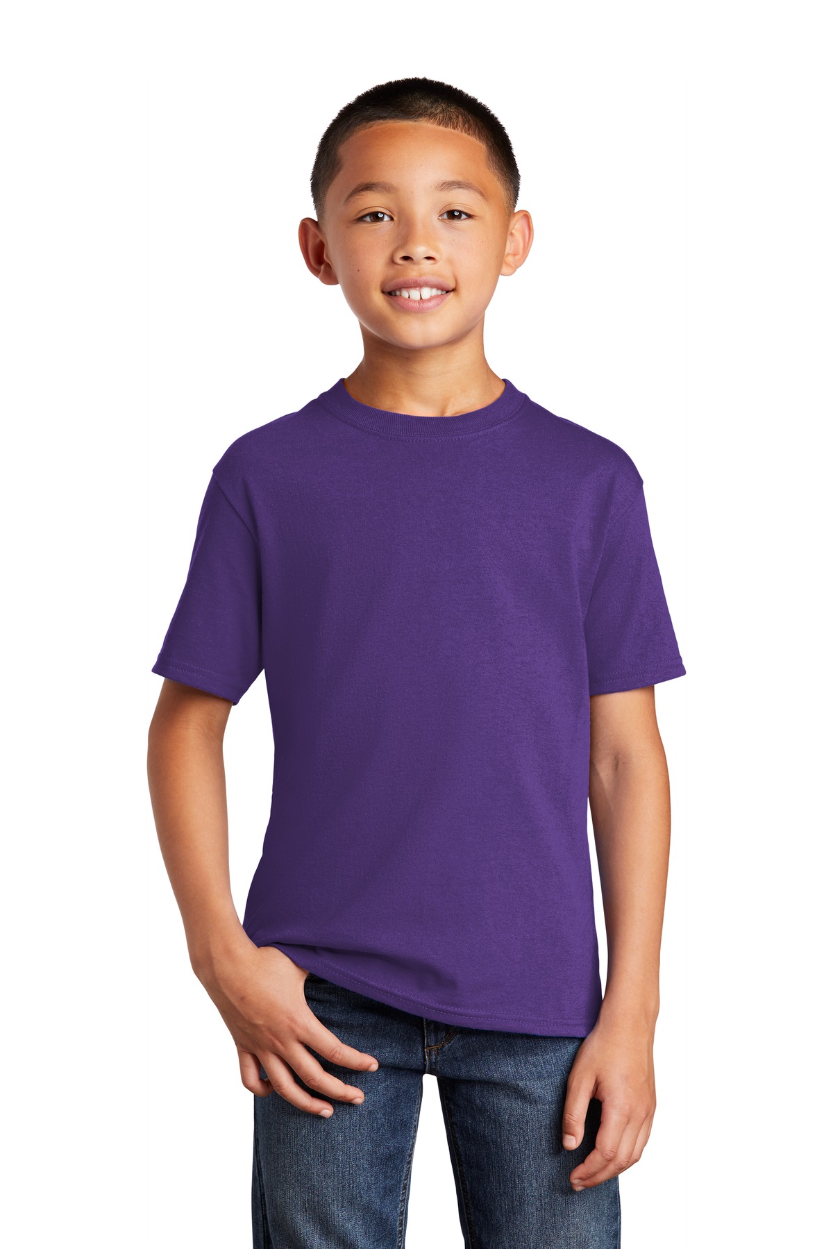 3 Pack Of Port & Company PC54Y Youth Core Cotton Tee Top Comfort Blend TShirt - Picture 39 of 42