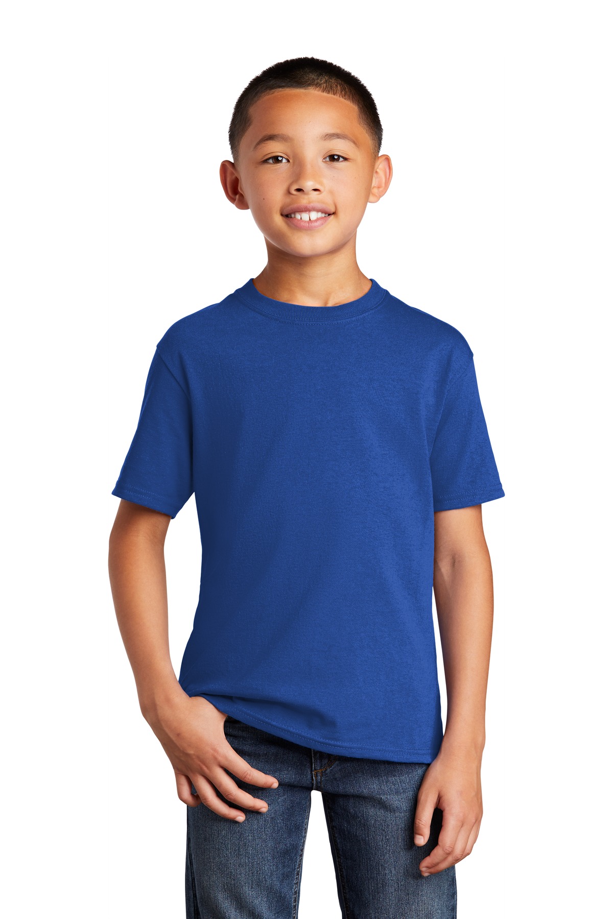 3 Pack Of Port & Company PC54Y Youth Core Cotton Tee Top Comfort Blend TShirt - Picture 40 of 42