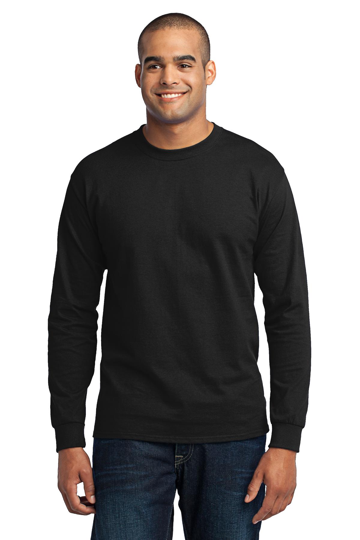 3 Pack Of Port & Company PC55LST Men's Tall Comfort Core Blend Tee Top T-Shirt - Picture 9 of 20