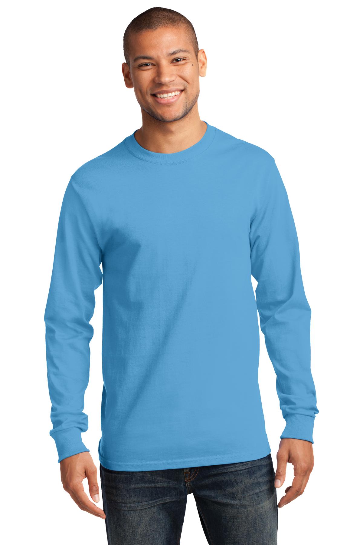 3 Pack Of Port & Company PC61LST Men's Cotton Tall Essential Tee Top T-Shirt - Picture 2 of 27