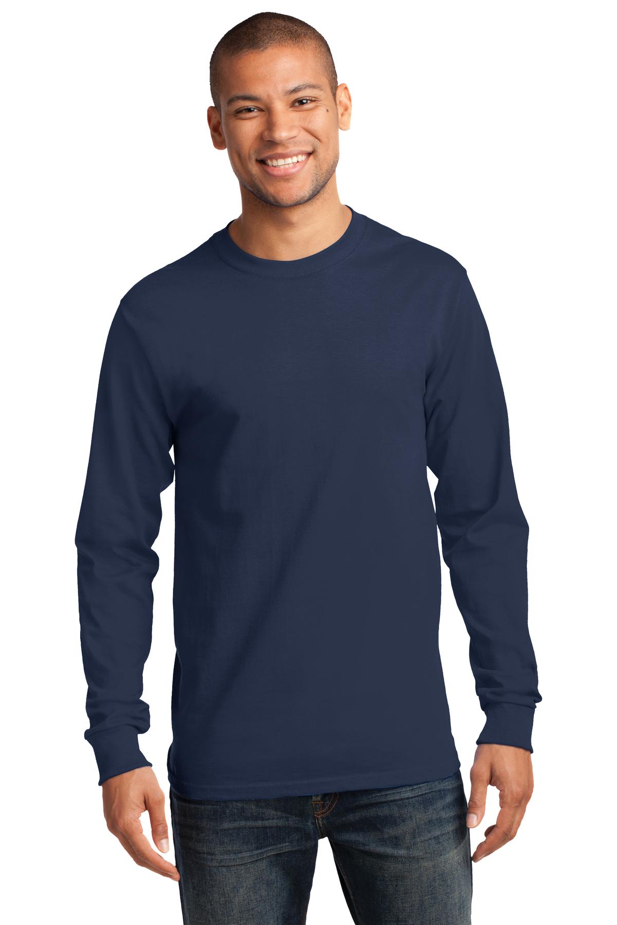 3 Pack Of Port & Company PC61LST Men's Cotton Tall Essential Tee Top T-Shirt - Picture 17 of 27