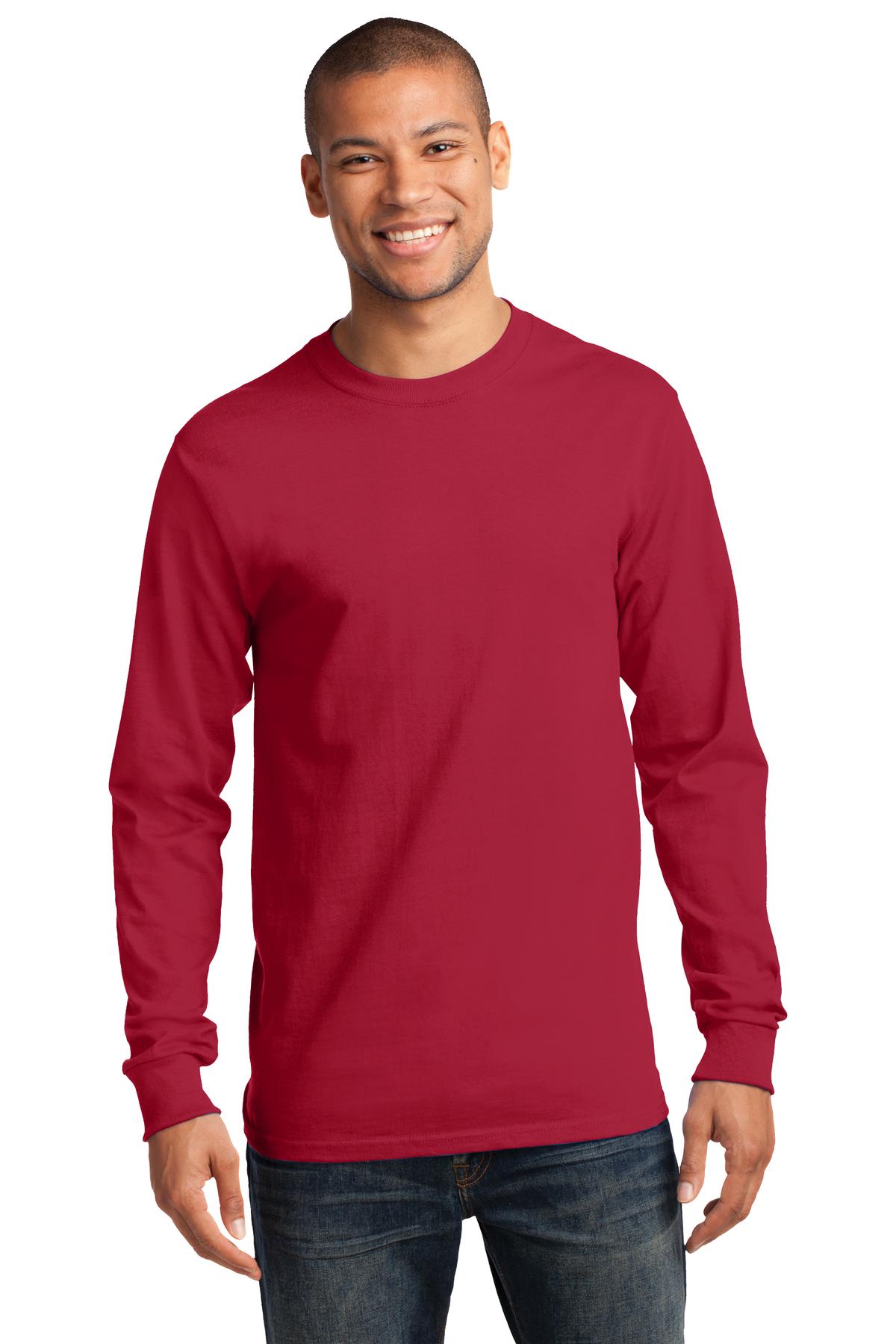 3 Pack Of Port & Company PC61LST Men's Cotton Tall Essential Tee Top T-Shirt - Picture 20 of 27