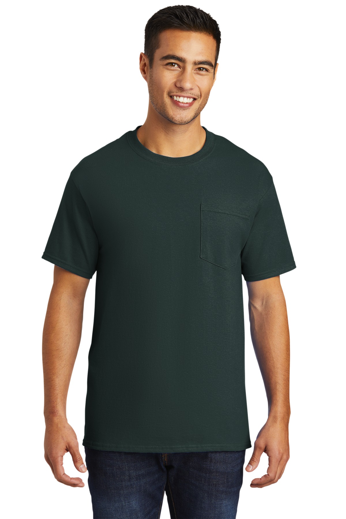 Port & Company PC61PT Men's Cotton Tall Essential Pocket T-Shirt - Pack Of 2 - Picture 7 of 18