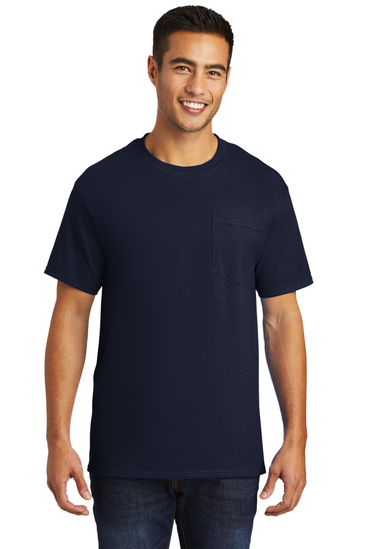 Port & Company PC61PT Men's Cotton Tall Essential Pocket T-Shirt - Pack Of 2 - Picture 8 of 18