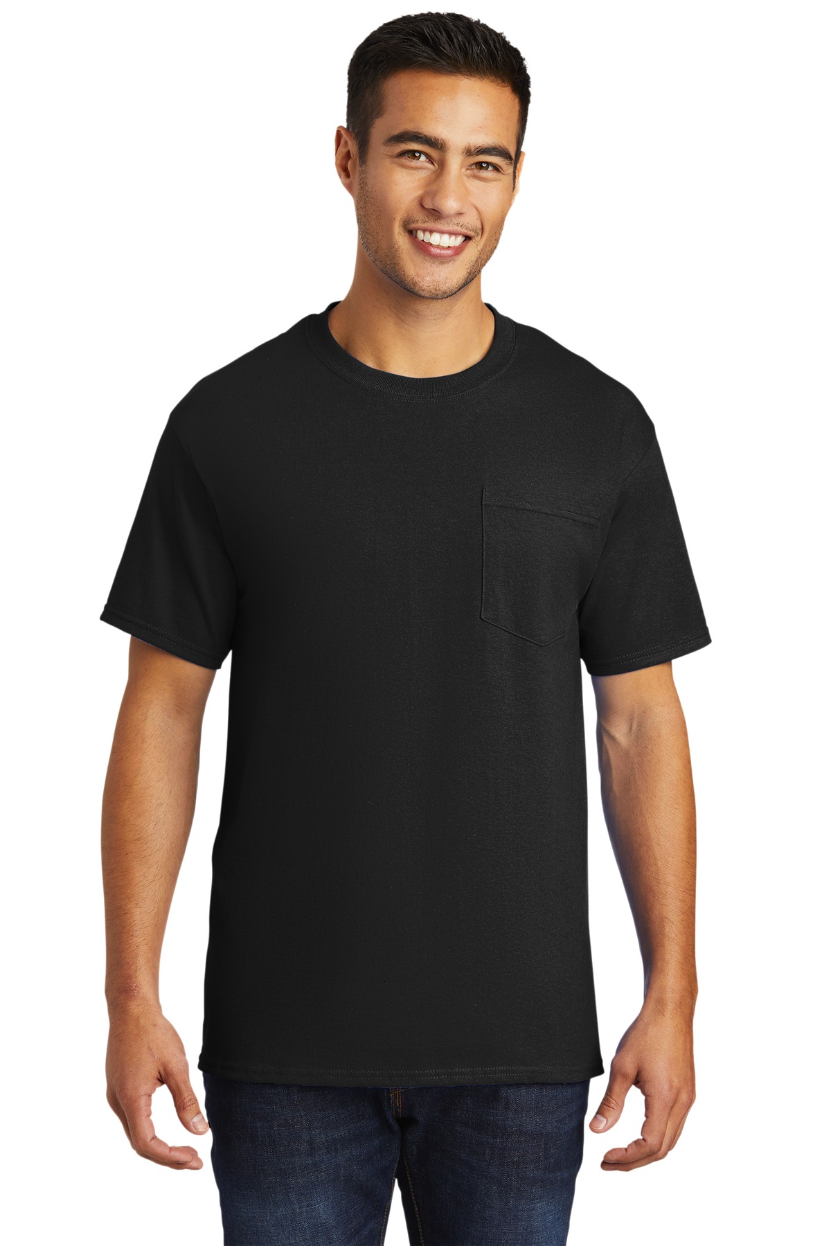 Port & Company PC61PT Men's Cotton Tall Essential Pocket T-Shirt - Pack Of 2 - Picture 9 of 18