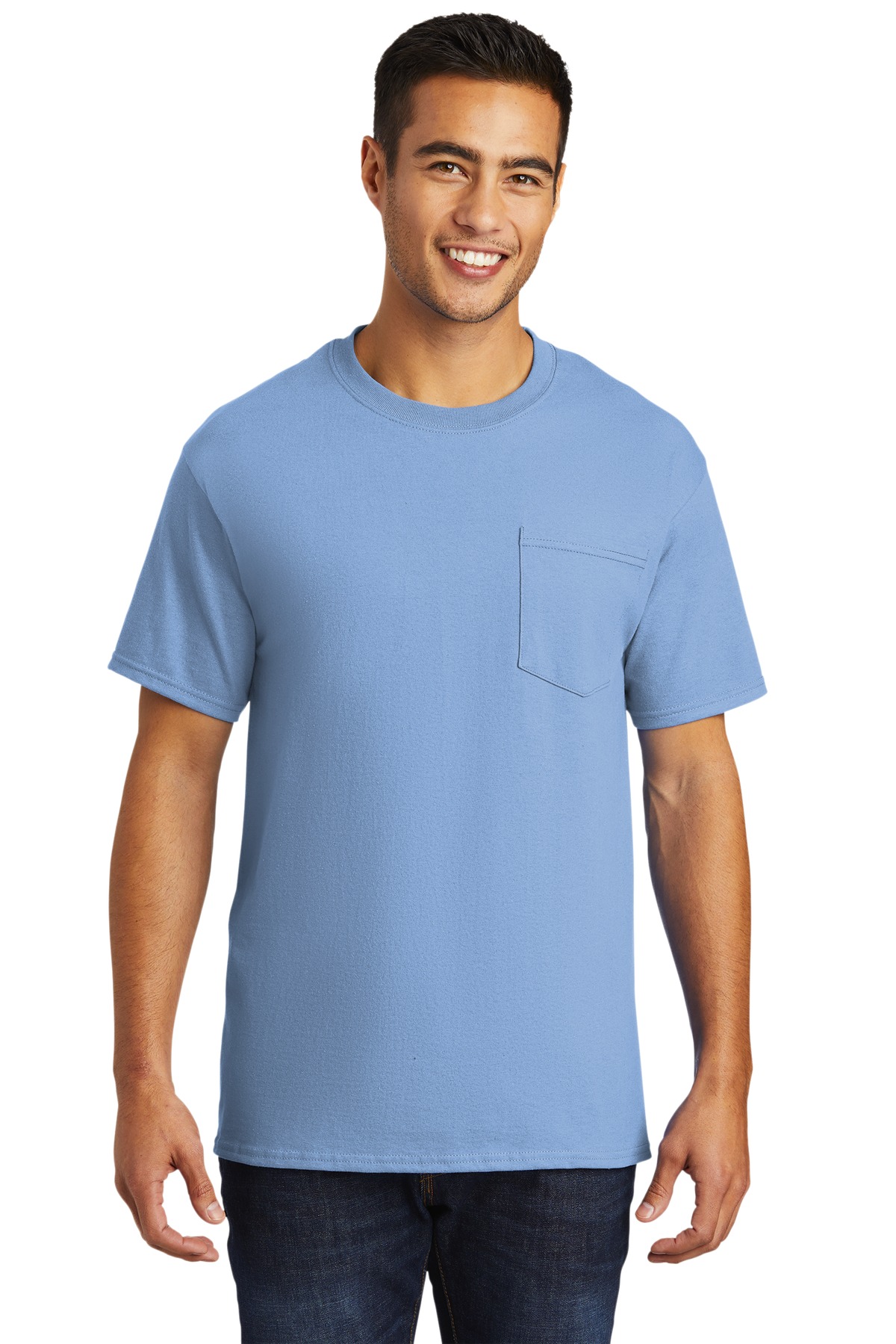 Port & Company PC61PT Men's Cotton Tall Essential Pocket T-Shirt - Pack Of 2 - Picture 10 of 18