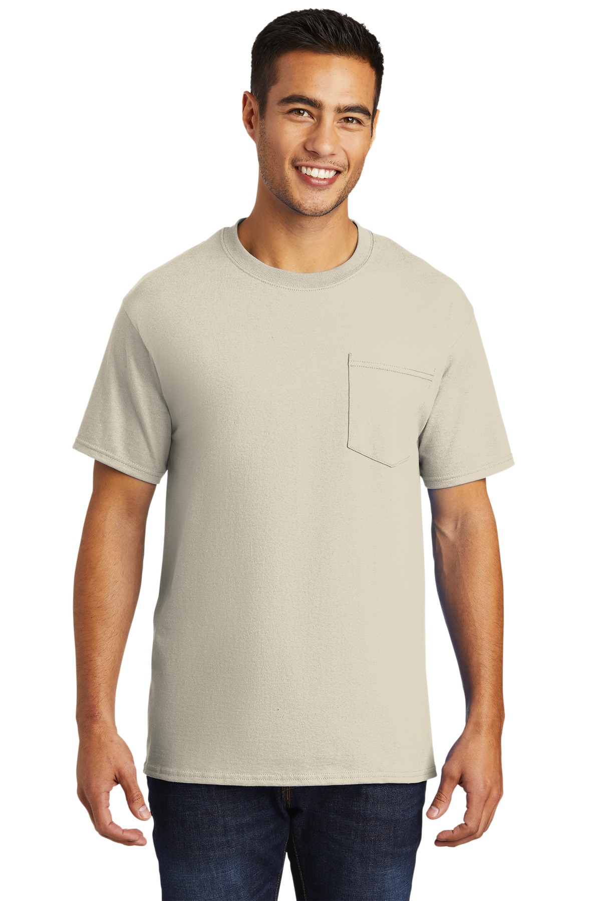Port & Company PC61PT Men's Cotton Tall Essential Pocket T-Shirt - Pack Of 2 - Picture 12 of 18