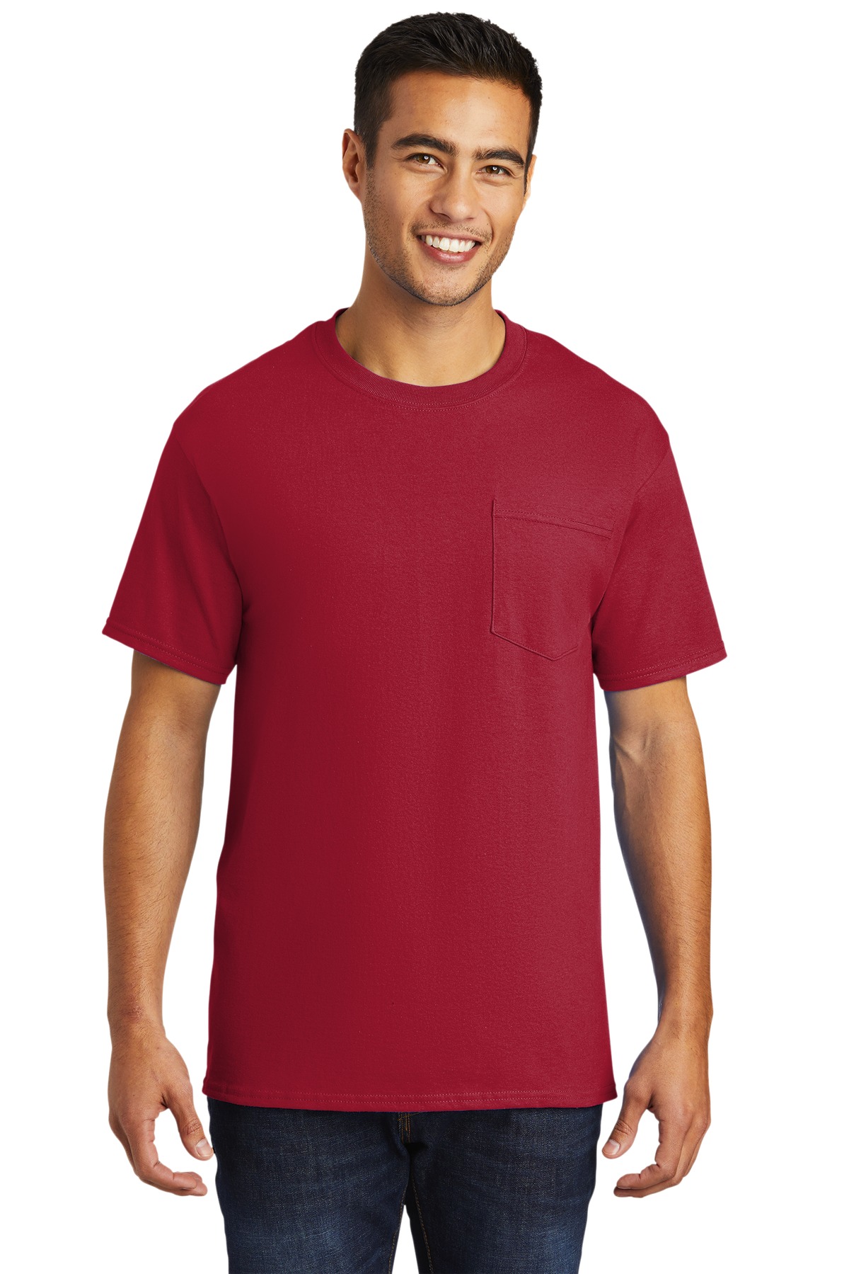 Port & Company PC61PT Men's Cotton Tall Essential Pocket T-Shirt - Pack Of 2 - Picture 15 of 18