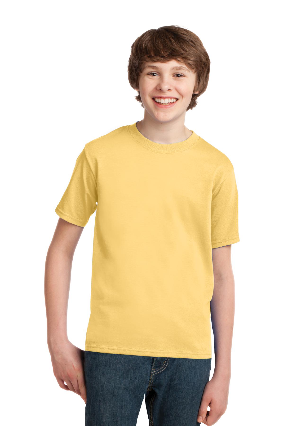 3 Pack Of Port & Company PC61Y Youth Soft Spun Cotton Essential Tee T-Shirt - Picture 8 of 32