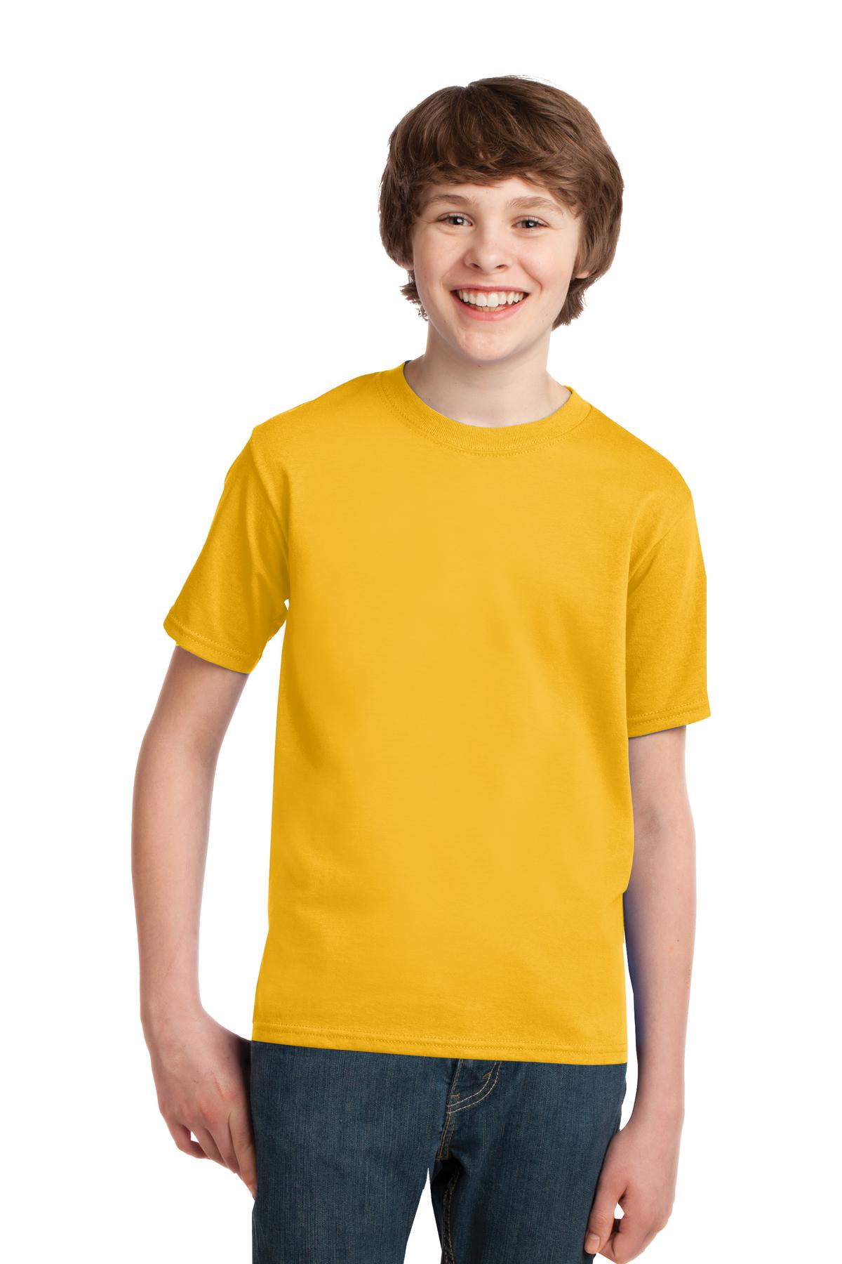 3 Pack Of Port & Company PC61Y Youth Soft Spun Cotton Essential Tee T-Shirt - Picture 15 of 32