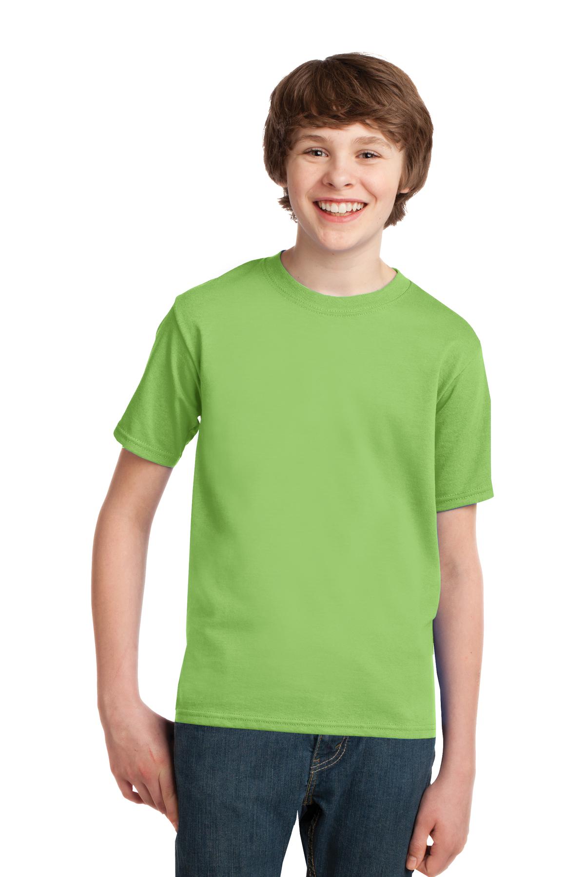 3 Pack Of Port & Company PC61Y Youth Soft Spun Cotton Essential Tee T-Shirt - Picture 17 of 32