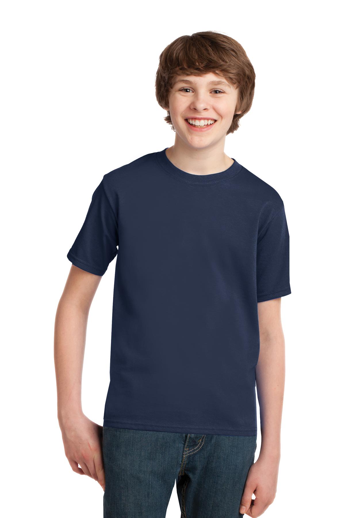 3 Pack Of Port & Company PC61Y Youth Soft Spun Cotton Essential Tee T-Shirt - Picture 18 of 32