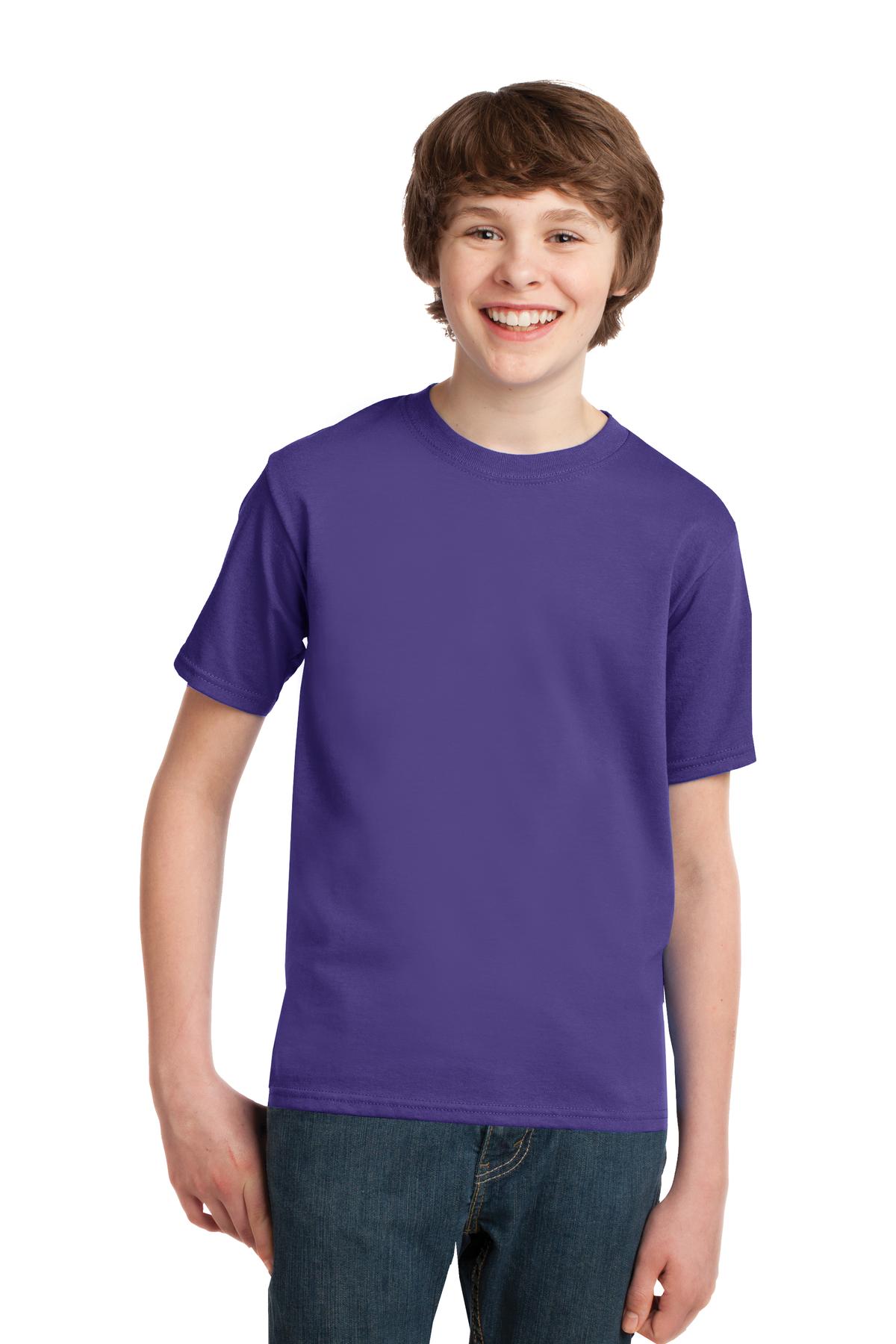 3 Pack Of Port & Company PC61Y Youth Soft Spun Cotton Essential Tee T-Shirt - Picture 22 of 32