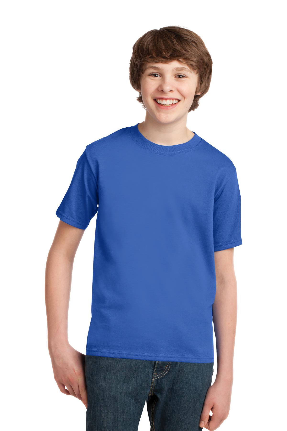 3 Pack Of Port & Company PC61Y Youth Soft Spun Cotton Essential Tee T-Shirt - Picture 24 of 32