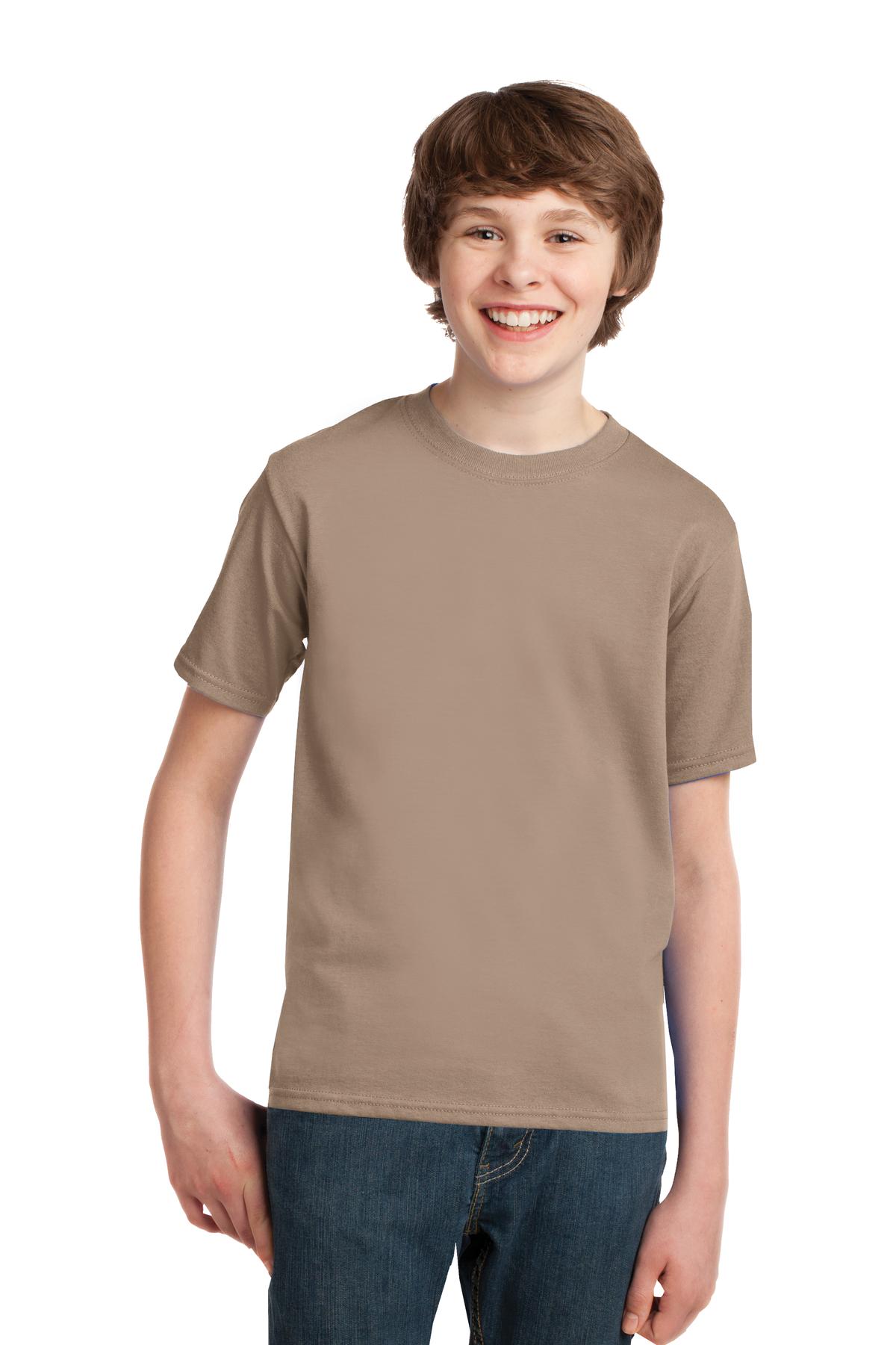 3 Pack Of Port & Company PC61Y Youth Soft Spun Cotton Essential Tee T-Shirt - Picture 25 of 32