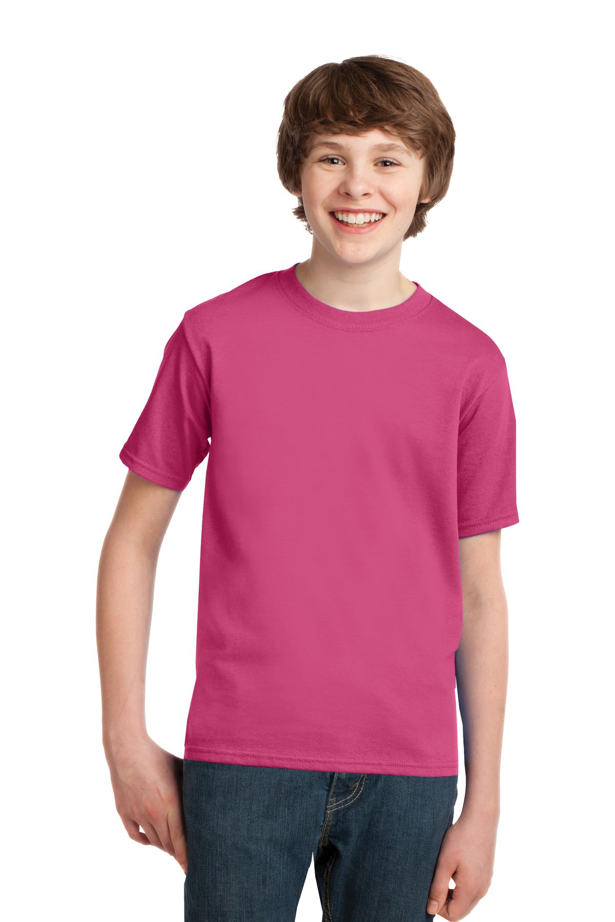 3 Pack Of Port & Company PC61Y Youth Soft Spun Cotton Essential Tee T-Shirt - Picture 26 of 32