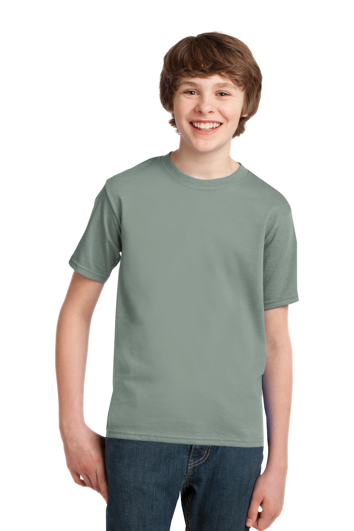 3 Pack Of Port & Company PC61Y Youth Soft Spun Cotton Essential Tee T-Shirt - Picture 29 of 32