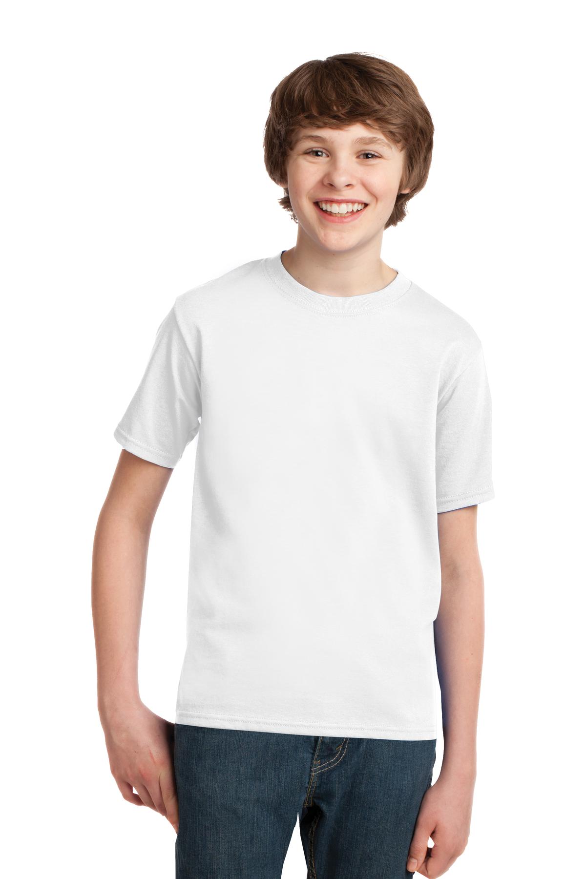3 Pack Of Port & Company PC61Y Youth Soft Spun Cotton Essential Tee T-Shirt - Picture 31 of 32