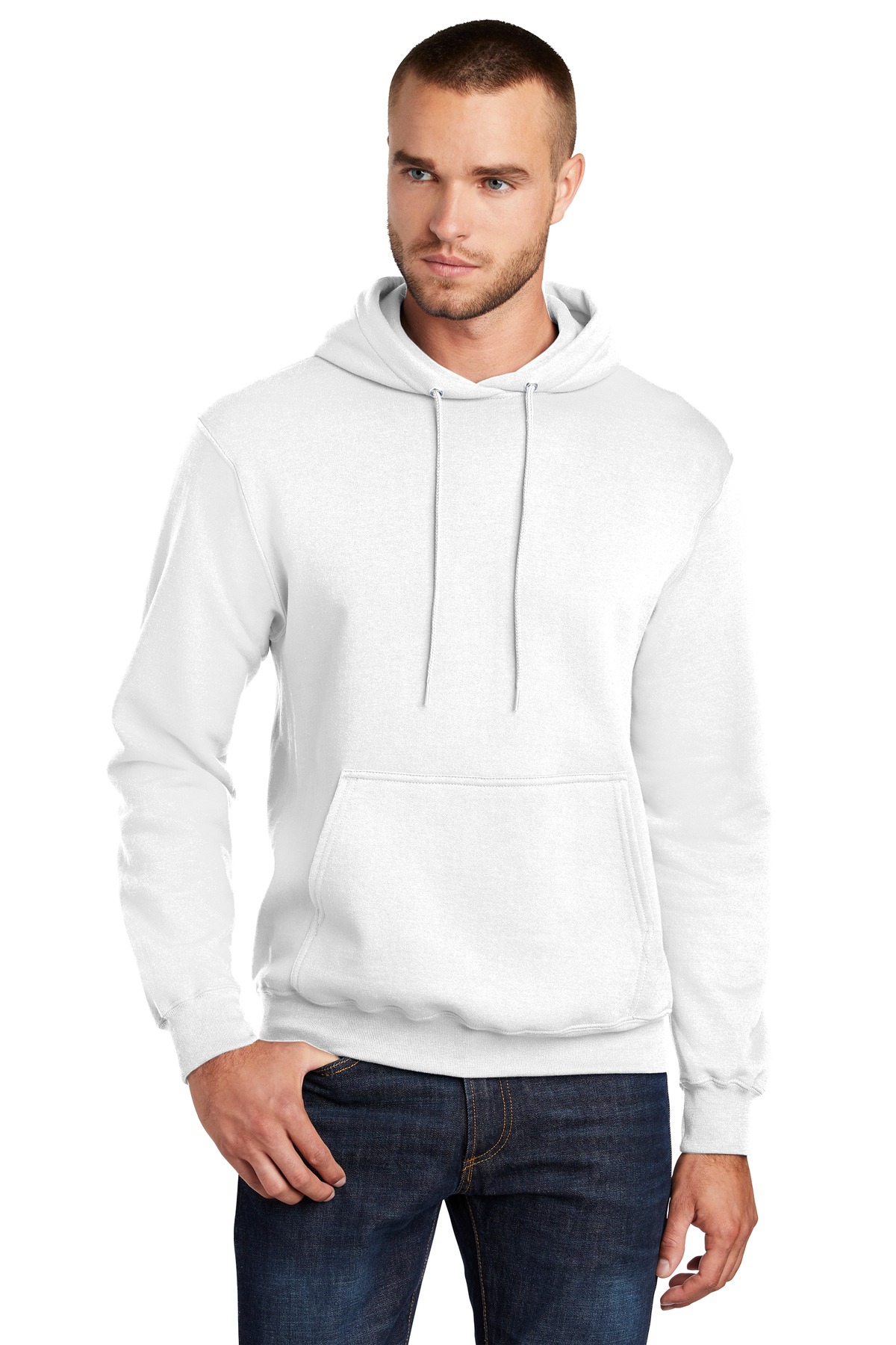 3 Pack Of Port & Company PC78HT Men's Tall Fleece Pullover Hooded Sweatshirt - Picture 13 of 13