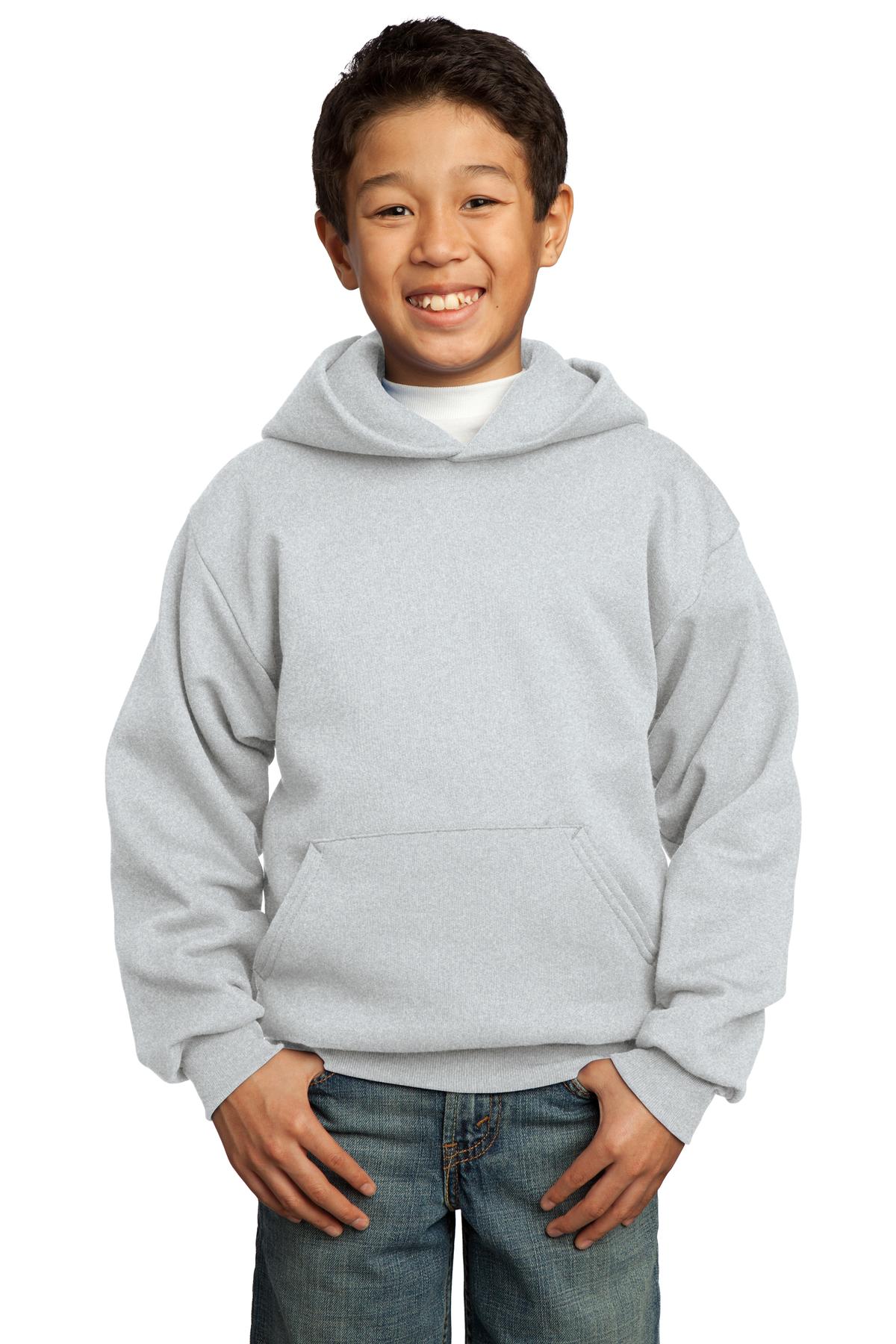 3 Pack Of Port & Company PC90YH Youth Pullover Hooded Comfort Blend Sweatshirt - Picture 2 of 34