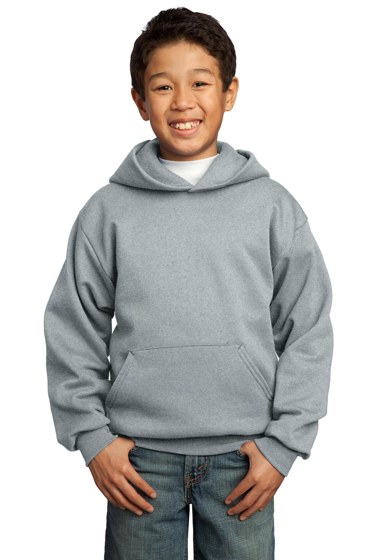 3 Pack Of Port & Company PC90YH Youth Pullover Hooded Comfort Blend Sweatshirt - Picture 3 of 34