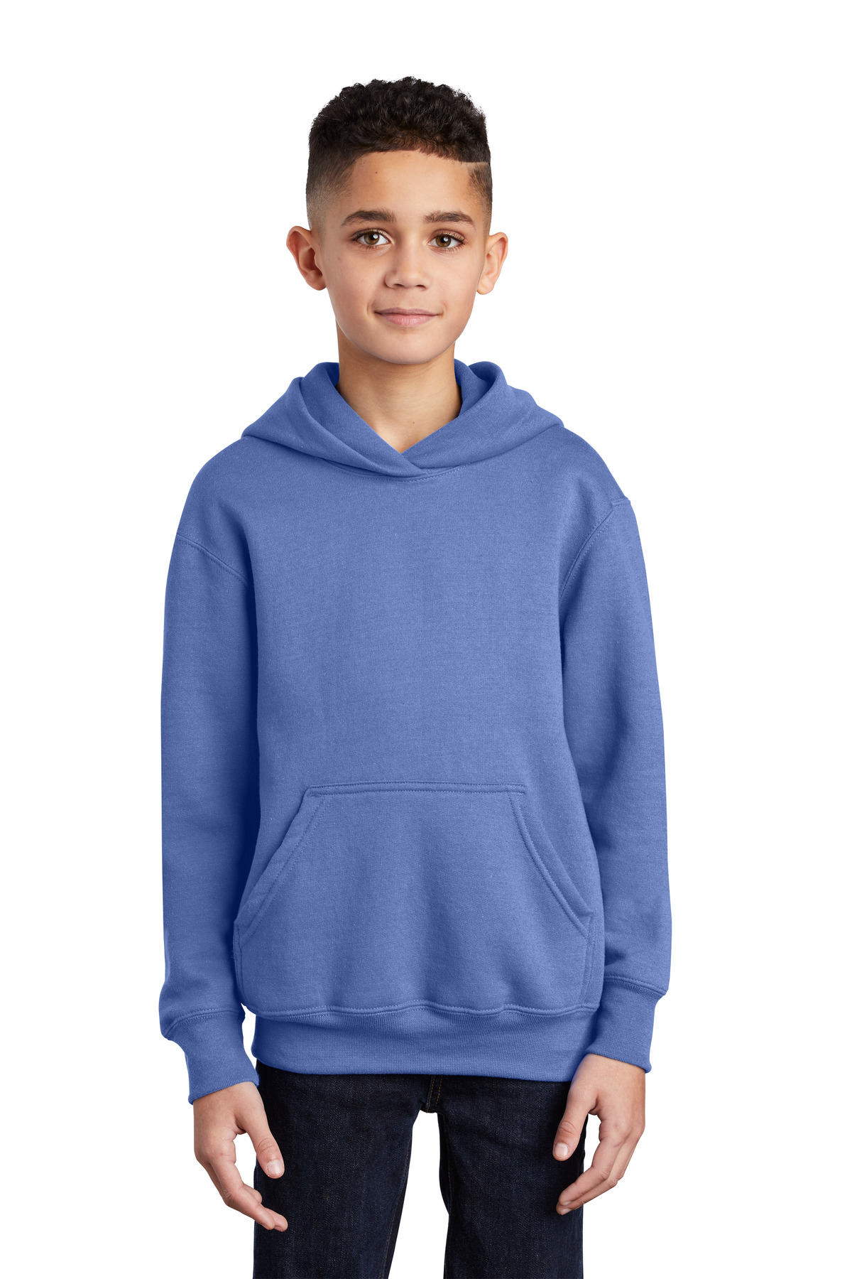 3 Pack Of Port & Company PC90YH Youth Pullover Hooded Comfort Blend Sweatshirt - Picture 4 of 34