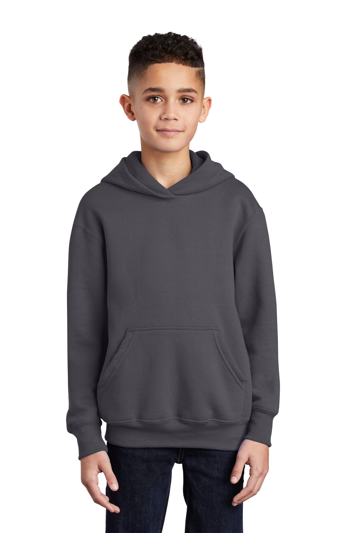 3 Pack Of Port & Company PC90YH Youth Pullover Hooded Comfort Blend Sweatshirt - Picture 5 of 34