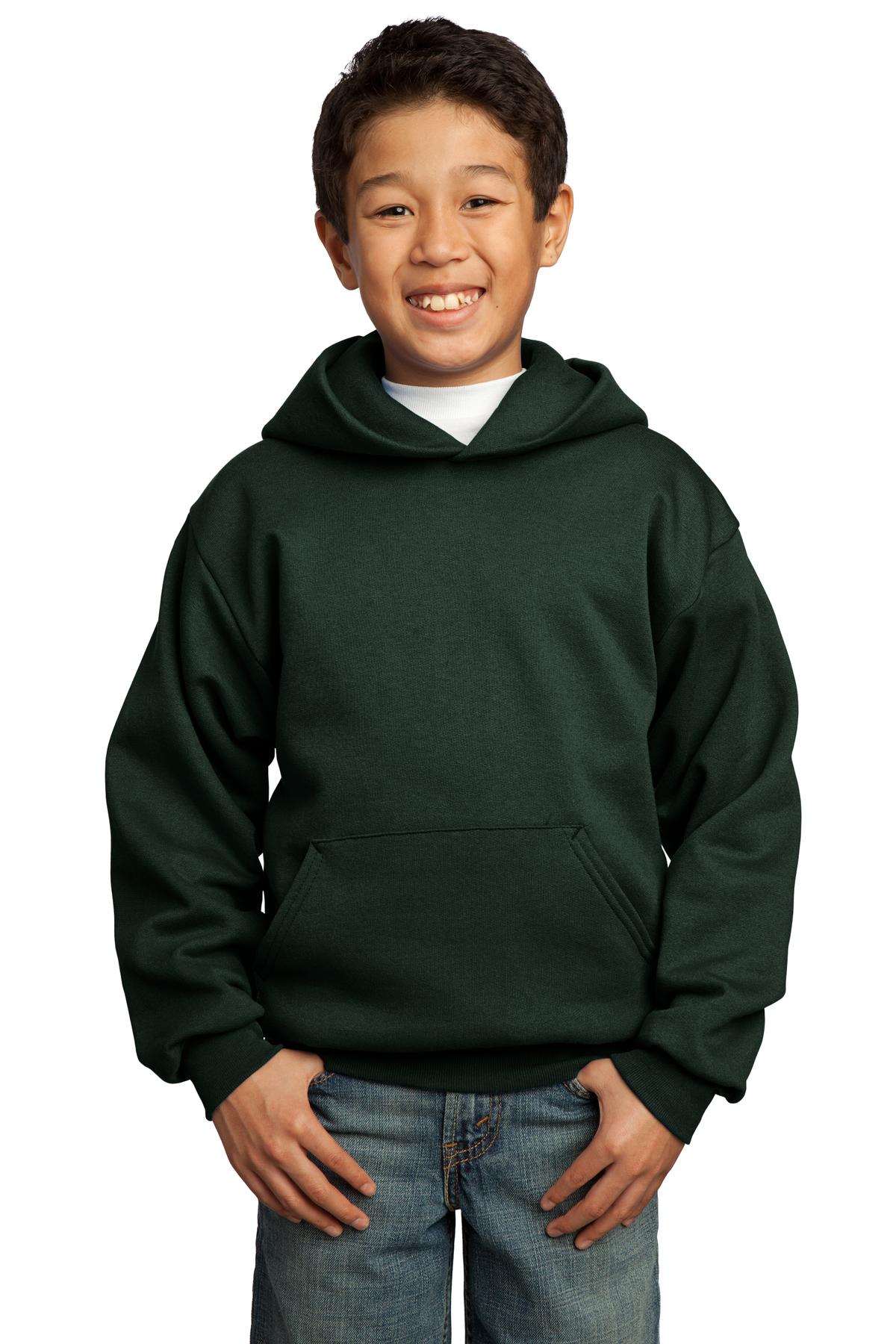 3 Pack Of Port & Company PC90YH Youth Pullover Hooded Comfort Blend Sweatshirt - Picture 8 of 34