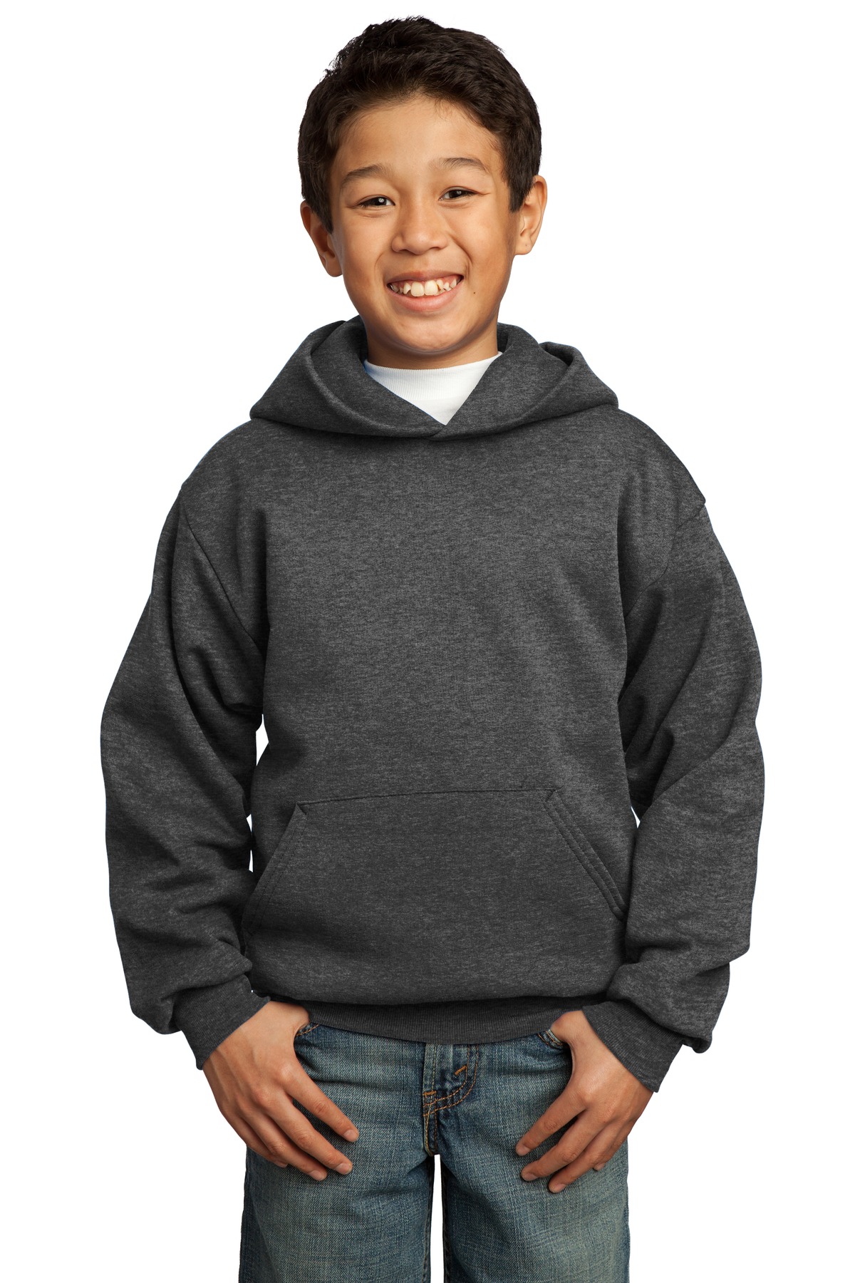3 Pack Of Port & Company PC90YH Youth Pullover Hooded Comfort Blend Sweatshirt - Picture 9 of 34
