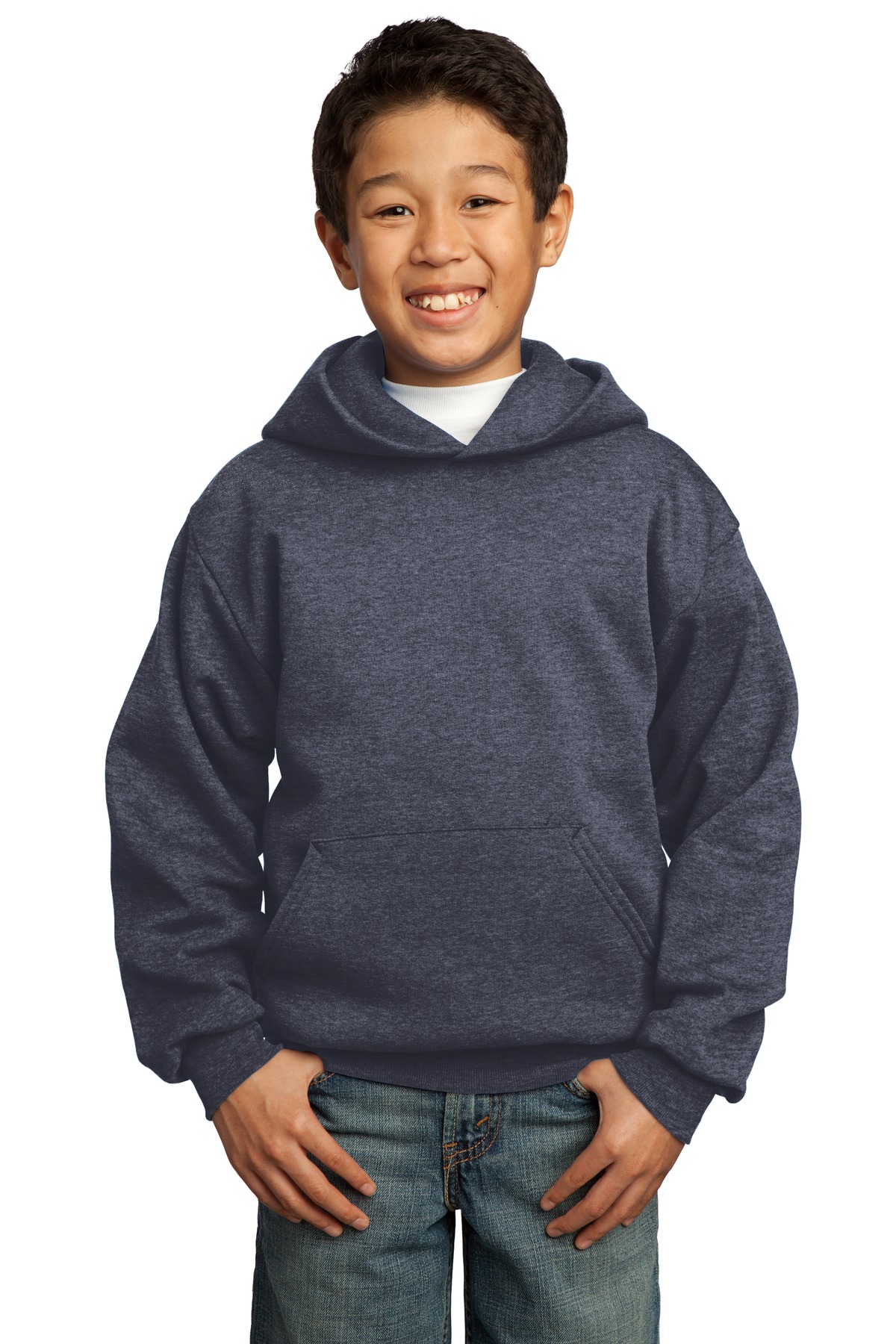 3 Pack Of Port & Company PC90YH Youth Pullover Hooded Comfort Blend Sweatshirt - Picture 12 of 34