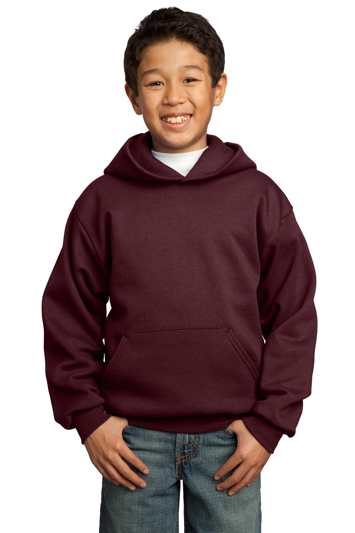 3 Pack Of Port & Company PC90YH Youth Pullover Hooded Comfort Blend Sweatshirt - Picture 16 of 34