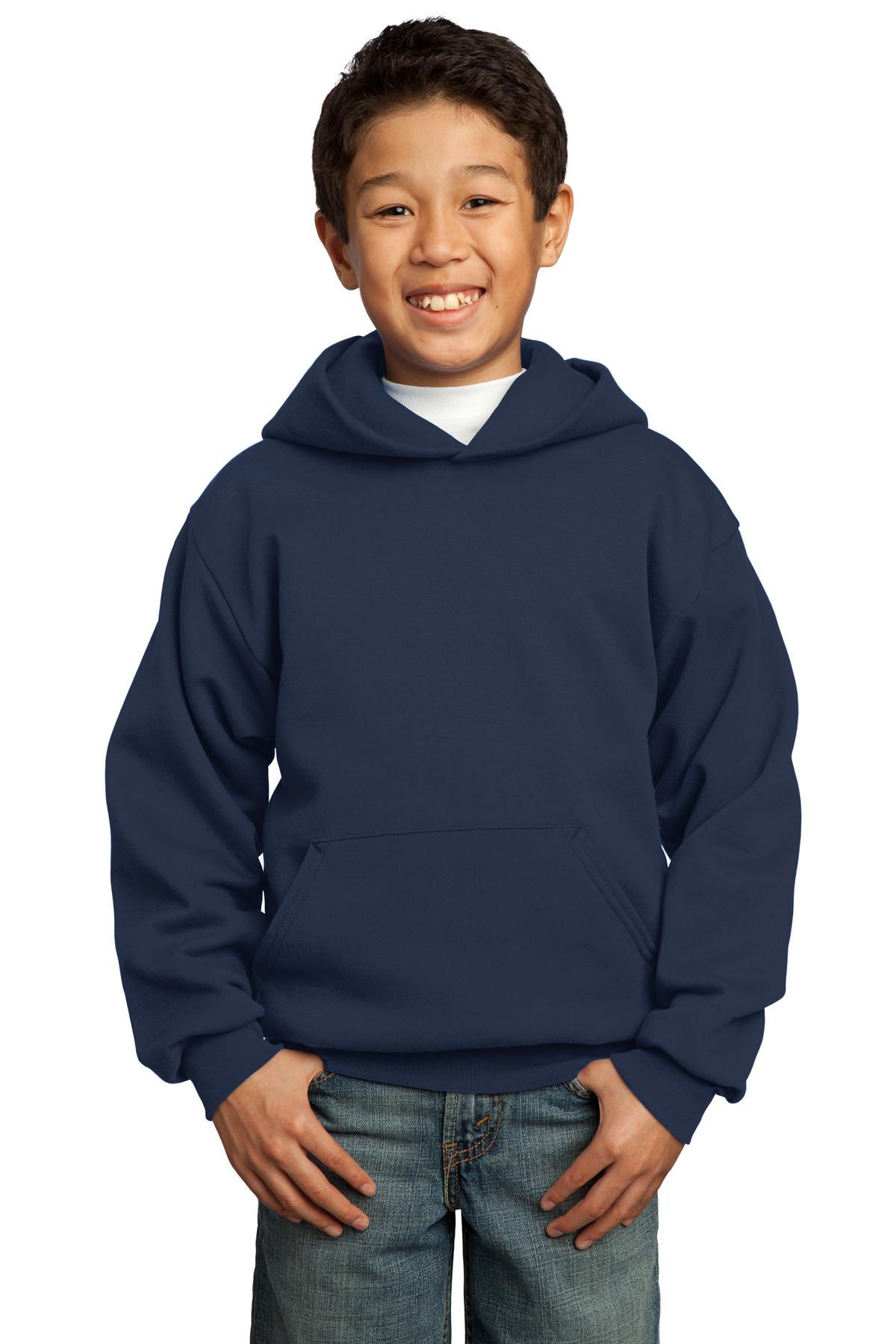 3 Pack Of Port & Company PC90YH Youth Pullover Hooded Comfort Blend Sweatshirt - Picture 17 of 34
