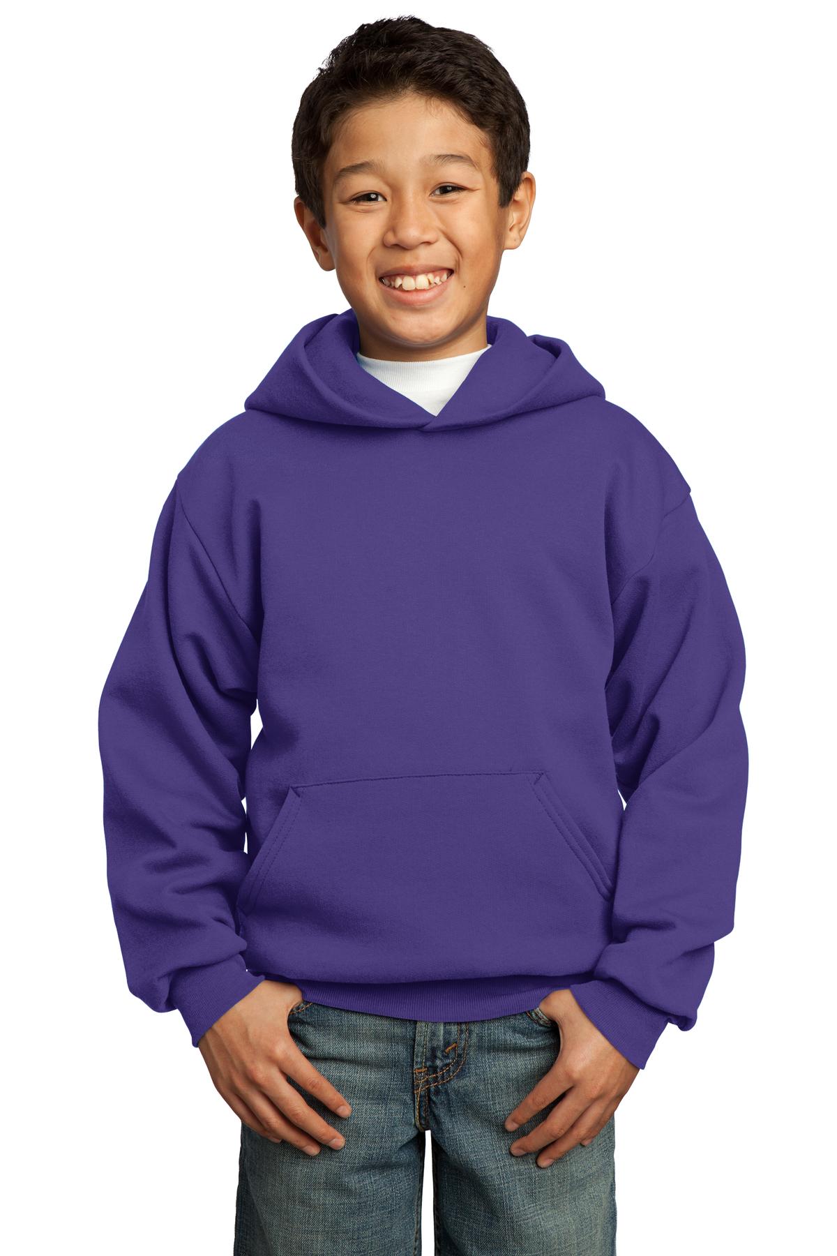 3 Pack Of Port & Company PC90YH Youth Pullover Hooded Comfort Blend Sweatshirt - Picture 26 of 34