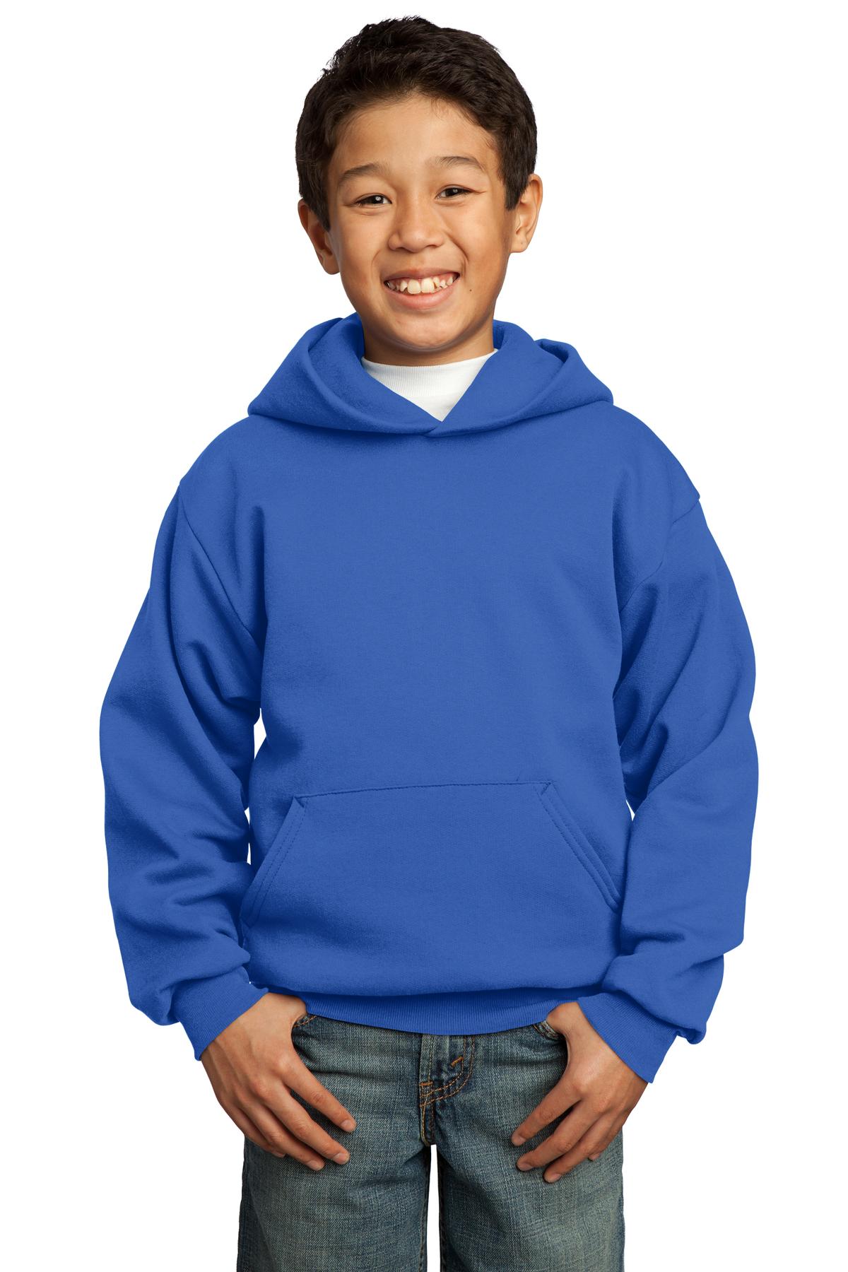 3 Pack Of Port & Company PC90YH Youth Pullover Hooded Comfort Blend Sweatshirt - Picture 28 of 34